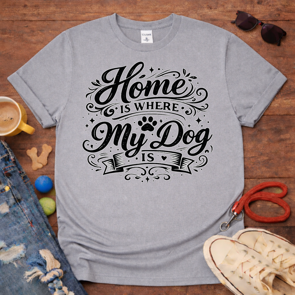 Home is where my dog is T-Shirt