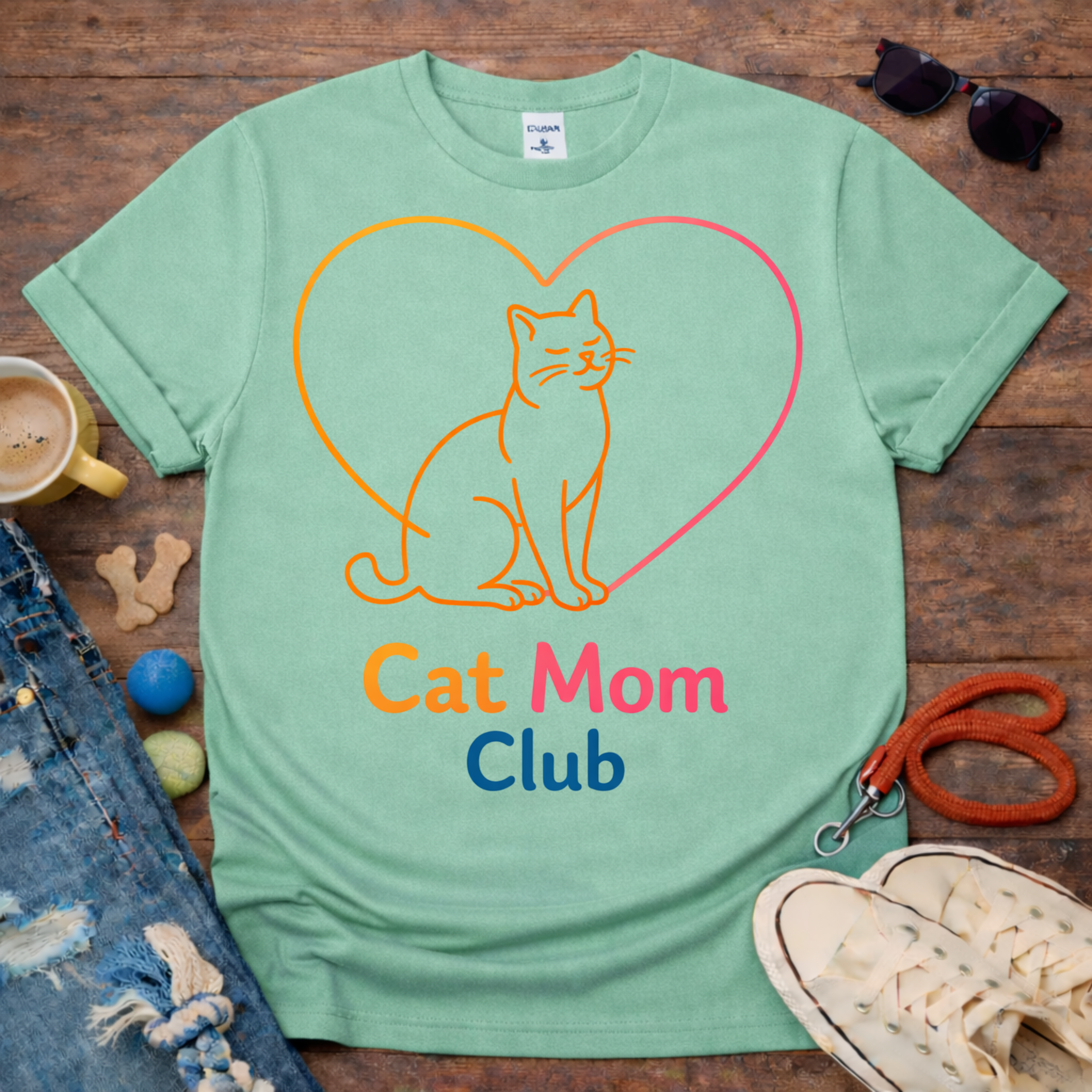 😻Cat Mom Club T-Shirt😻