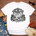 Dog in front of the door T-Shirt