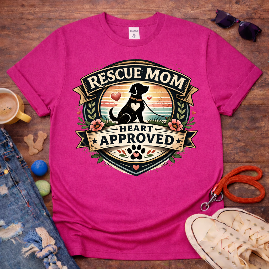 ❤️Rescue Mom and Love T-Shirt❤️
