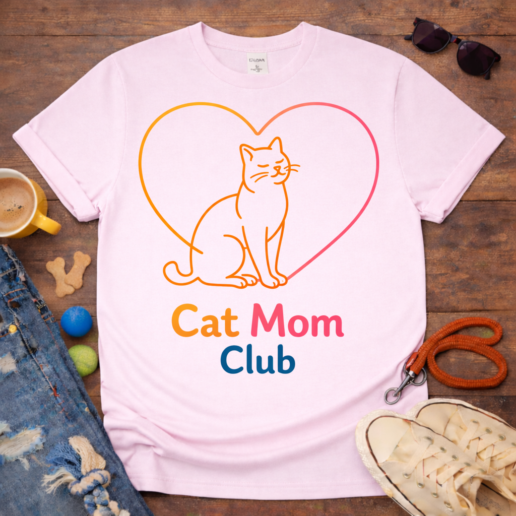 😻Cat Mom Club T-Shirt😻