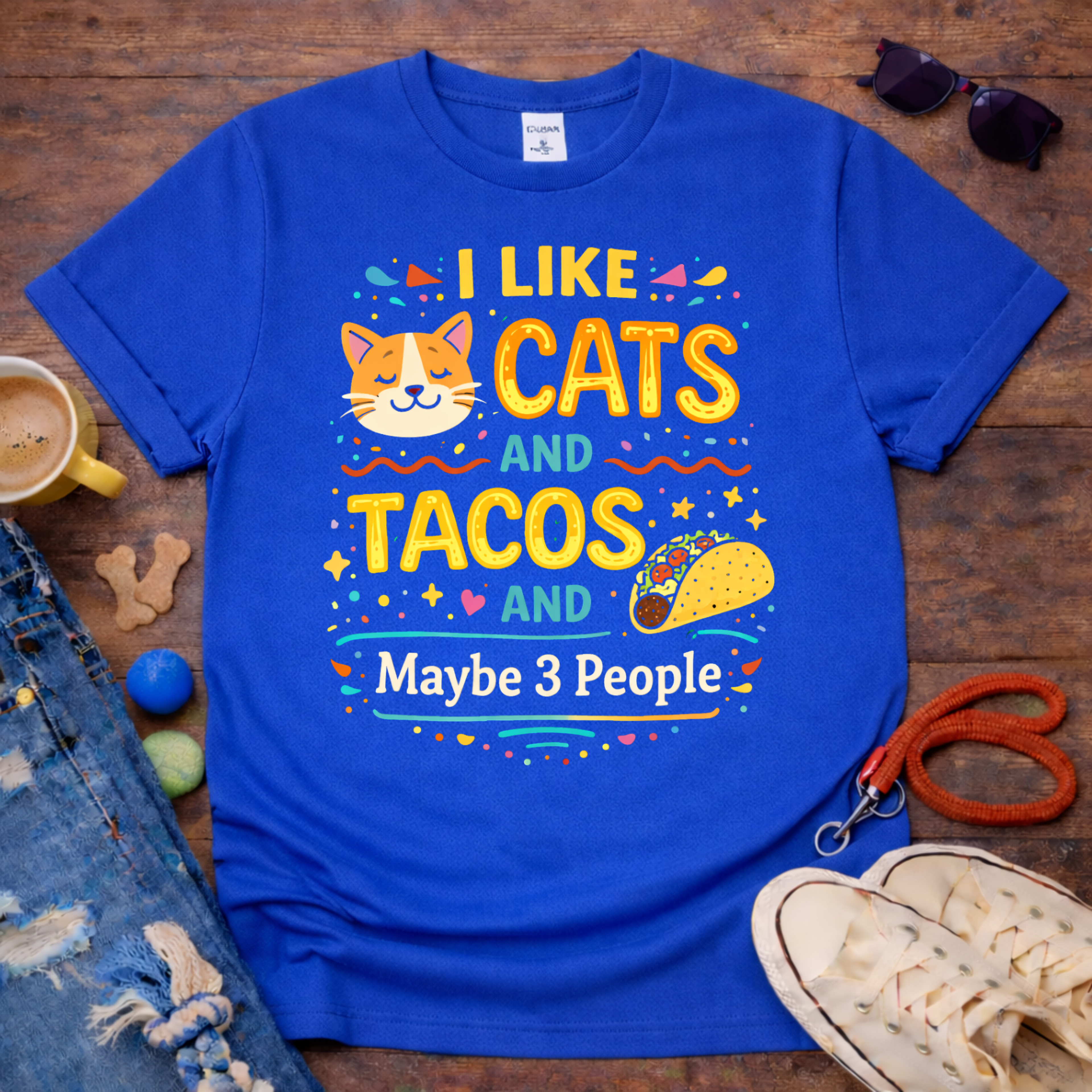 😻Love Cats and Tacos T-Shirt😻