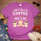 ☕❤️Coffee and My Cat T-Shirt❤️☕