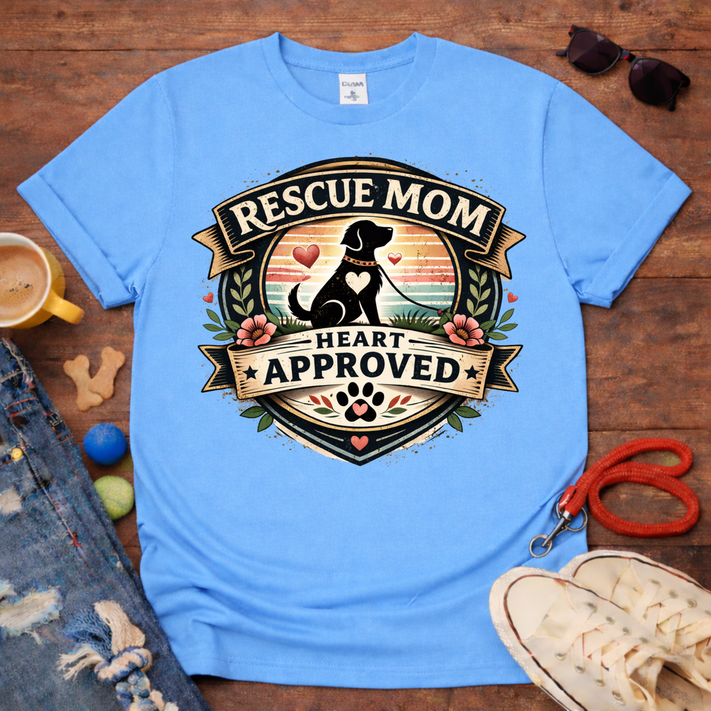 ❤️Rescue Mom and Love T-Shirt❤️