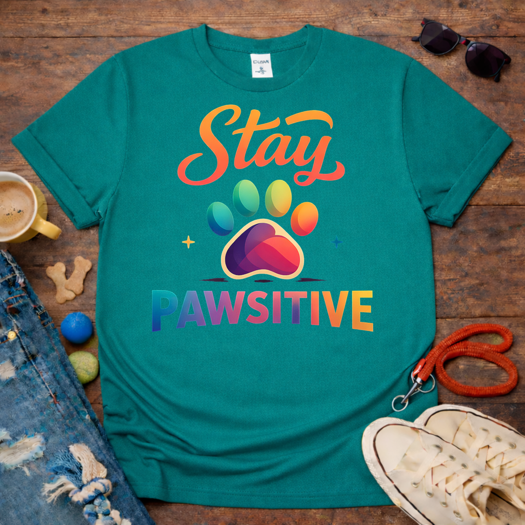Stay PAWsitive T-Shirt
