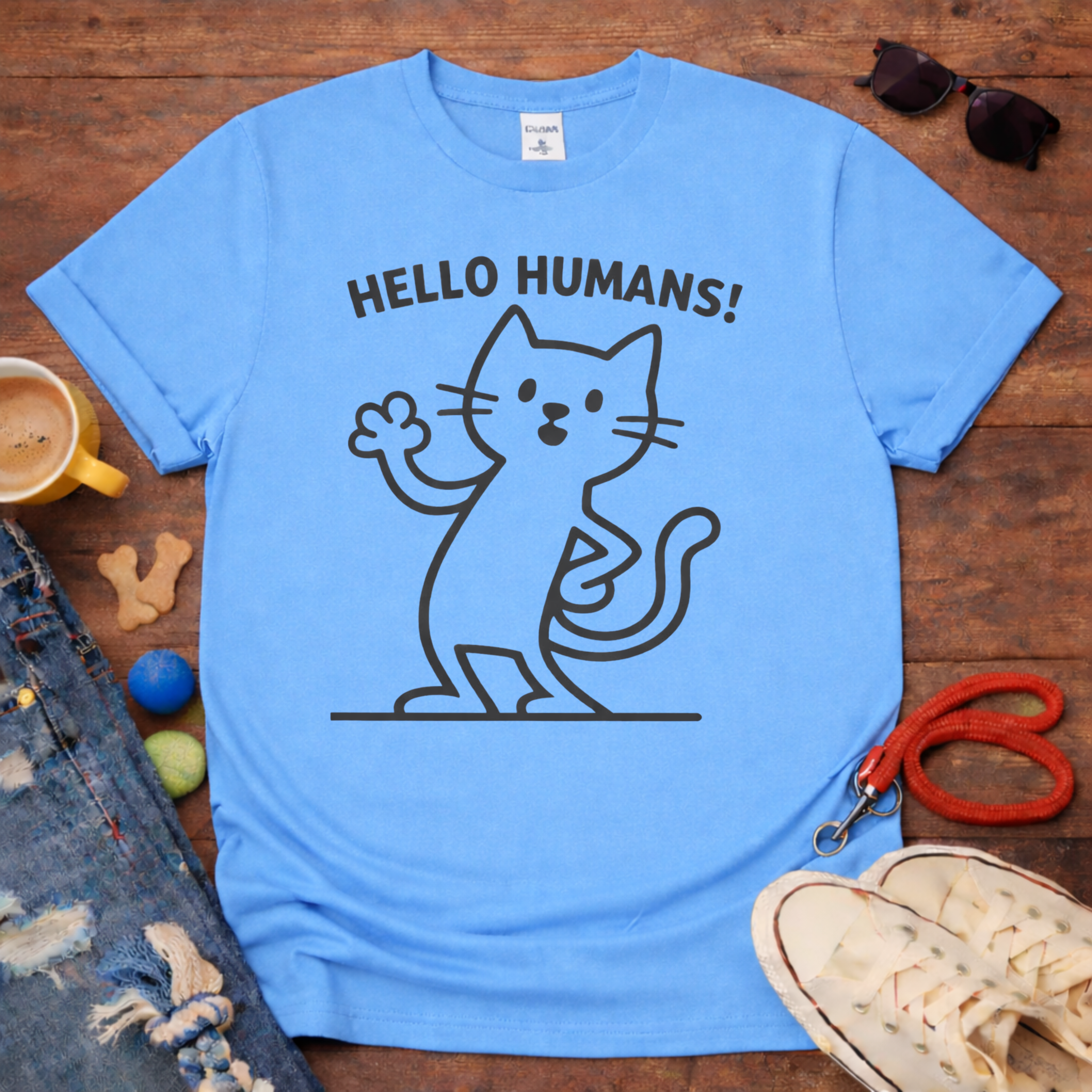 👋😺Hello Humans T-Shirt😺👋
