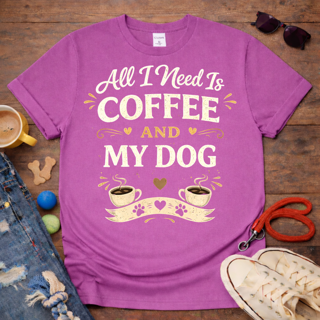 ❤️Coffee and My Dog T-Shirt❤️