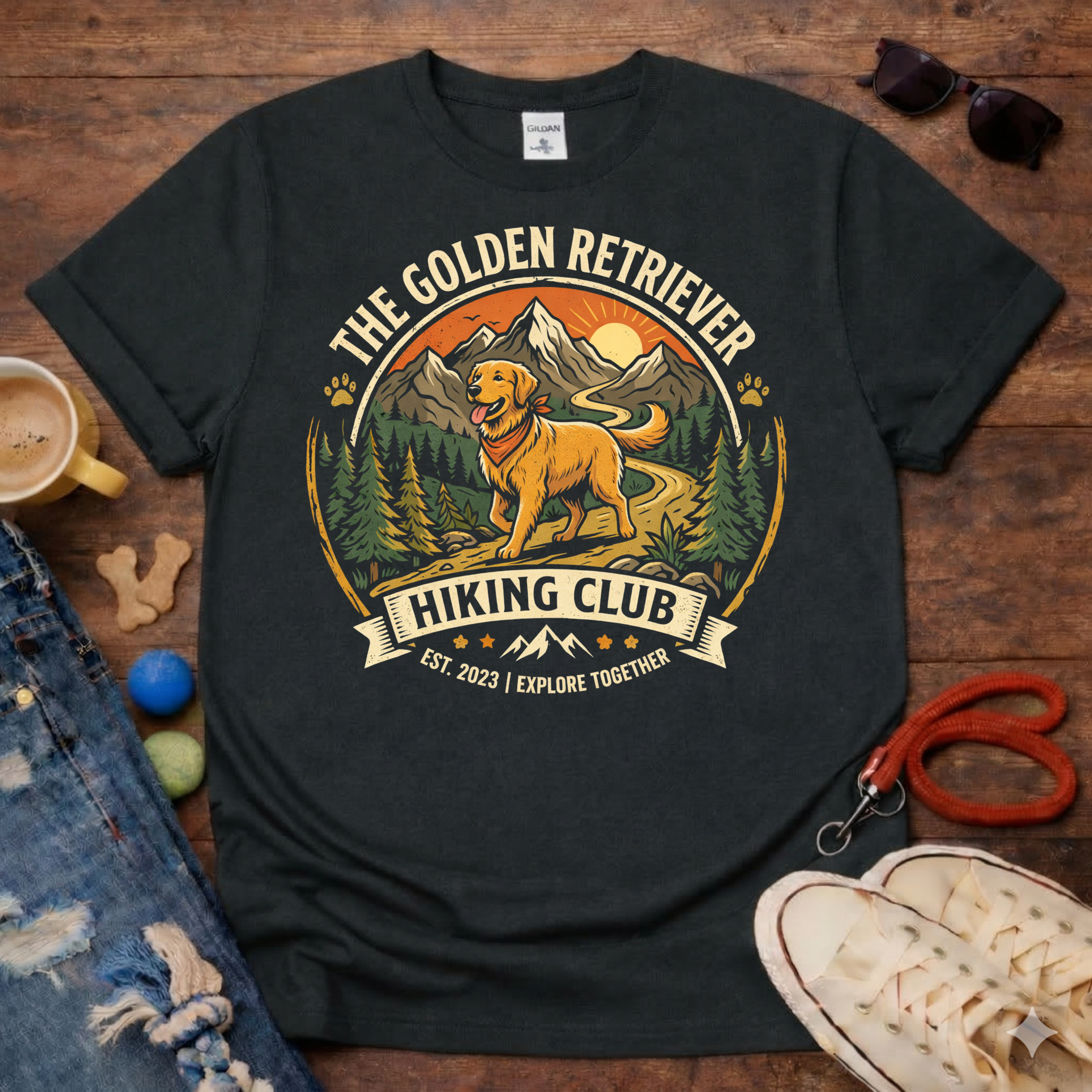 Golden Hiking Club T-Shirt