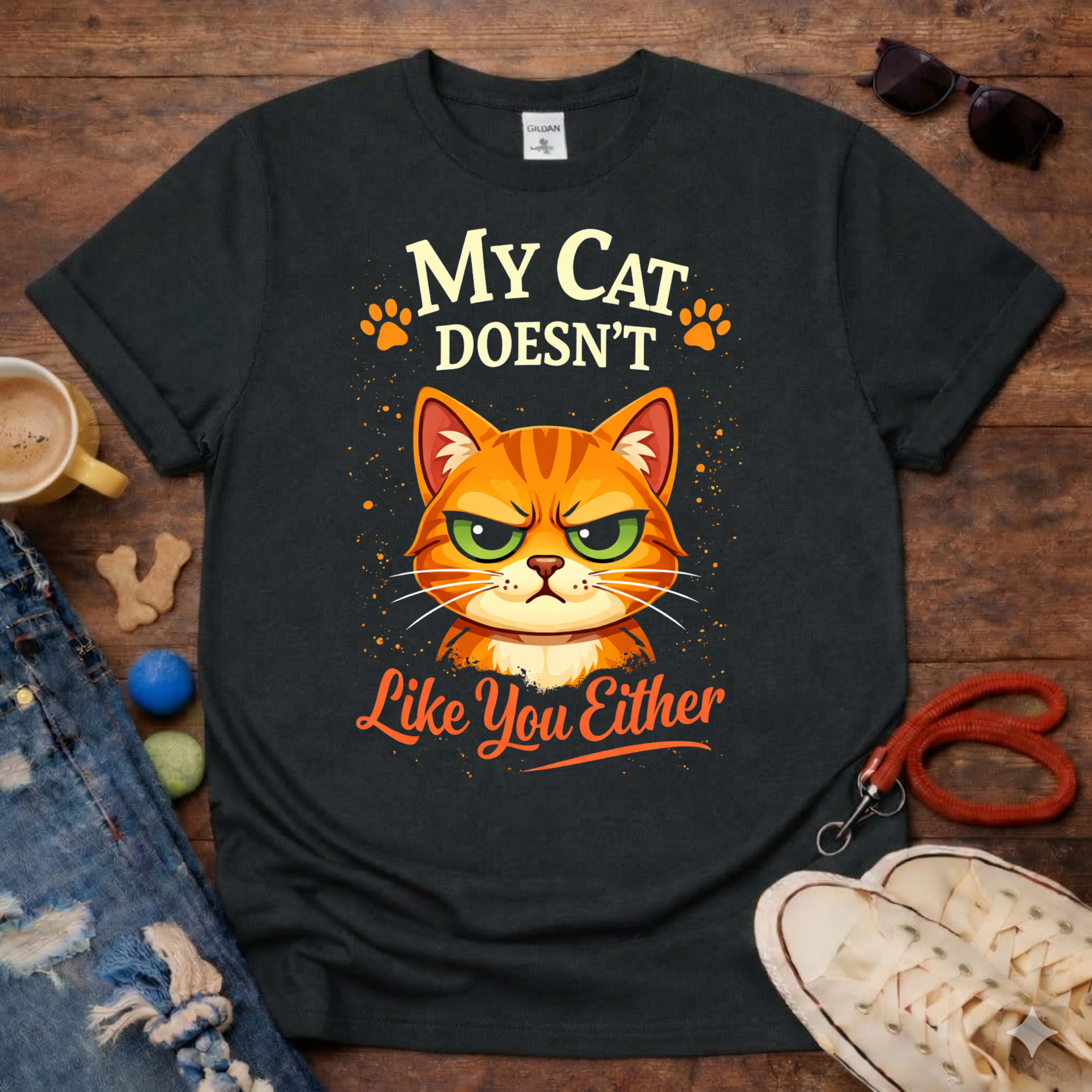 My Cat doesn't like you T-Shirt