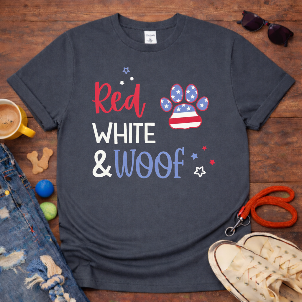 Red White & Woof 3 T-Shirt
