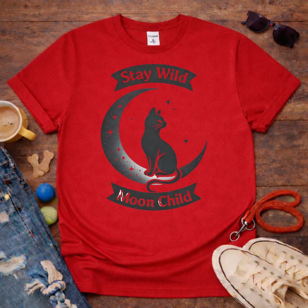 😻🌛Moon cat T-Shirt🌛😻