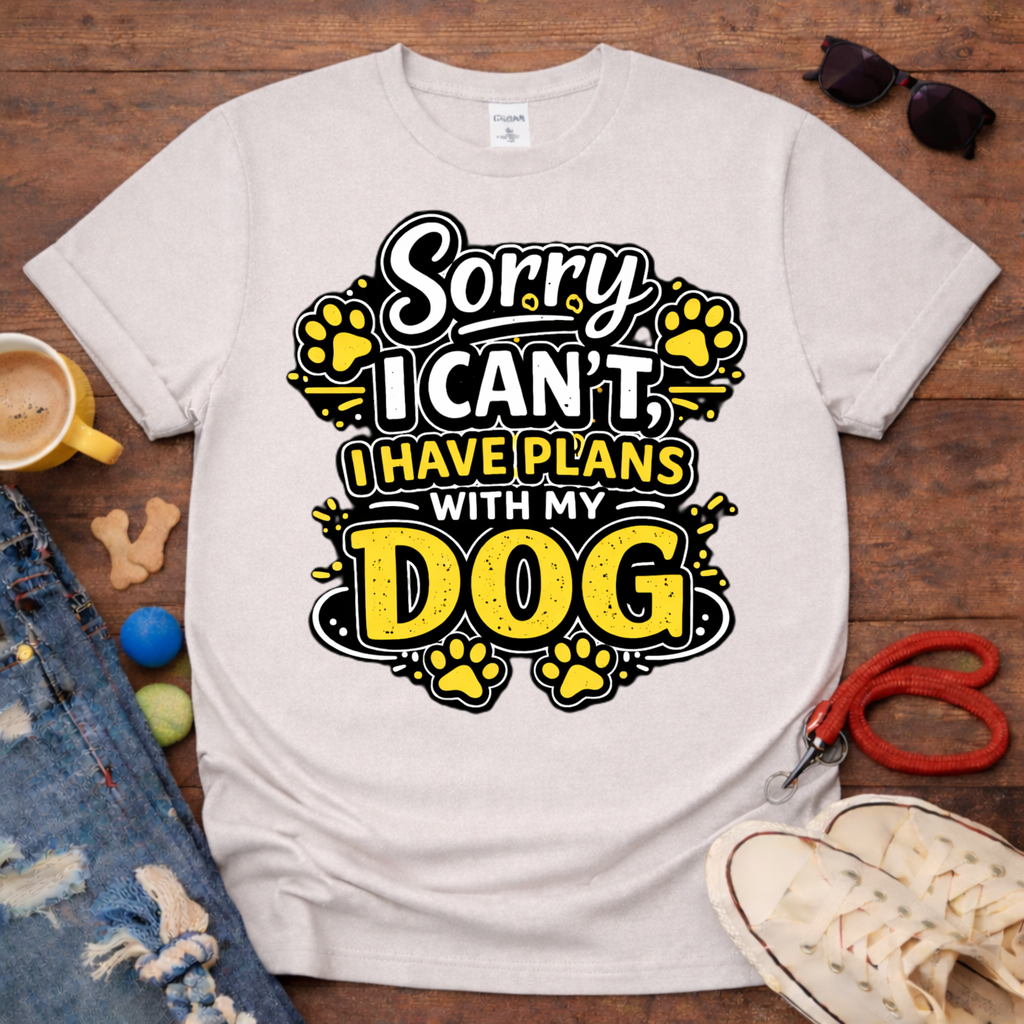 Plans with my dog T-Shirt