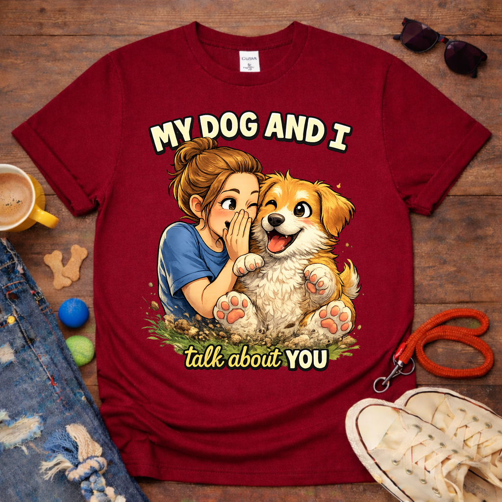 My dog and I talk about you T-Shirt