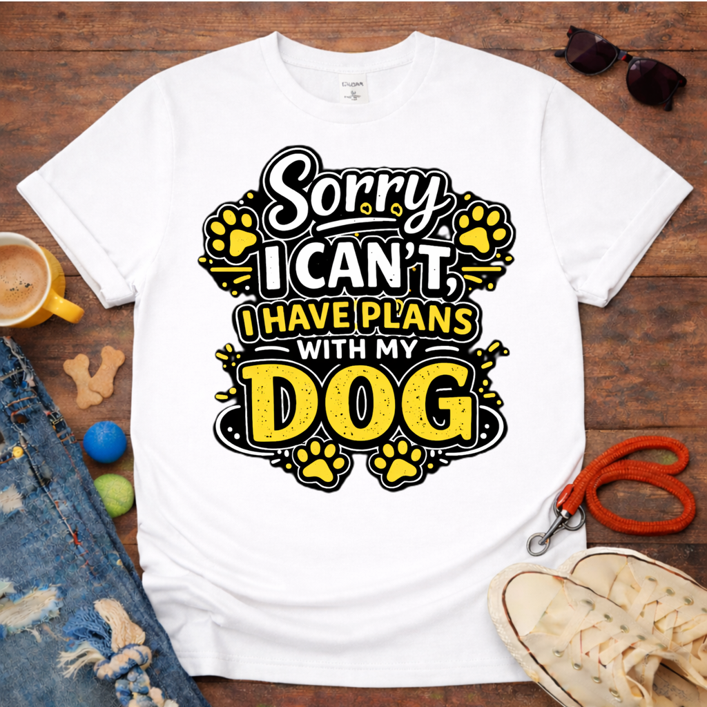 Plans with my dog T-Shirt