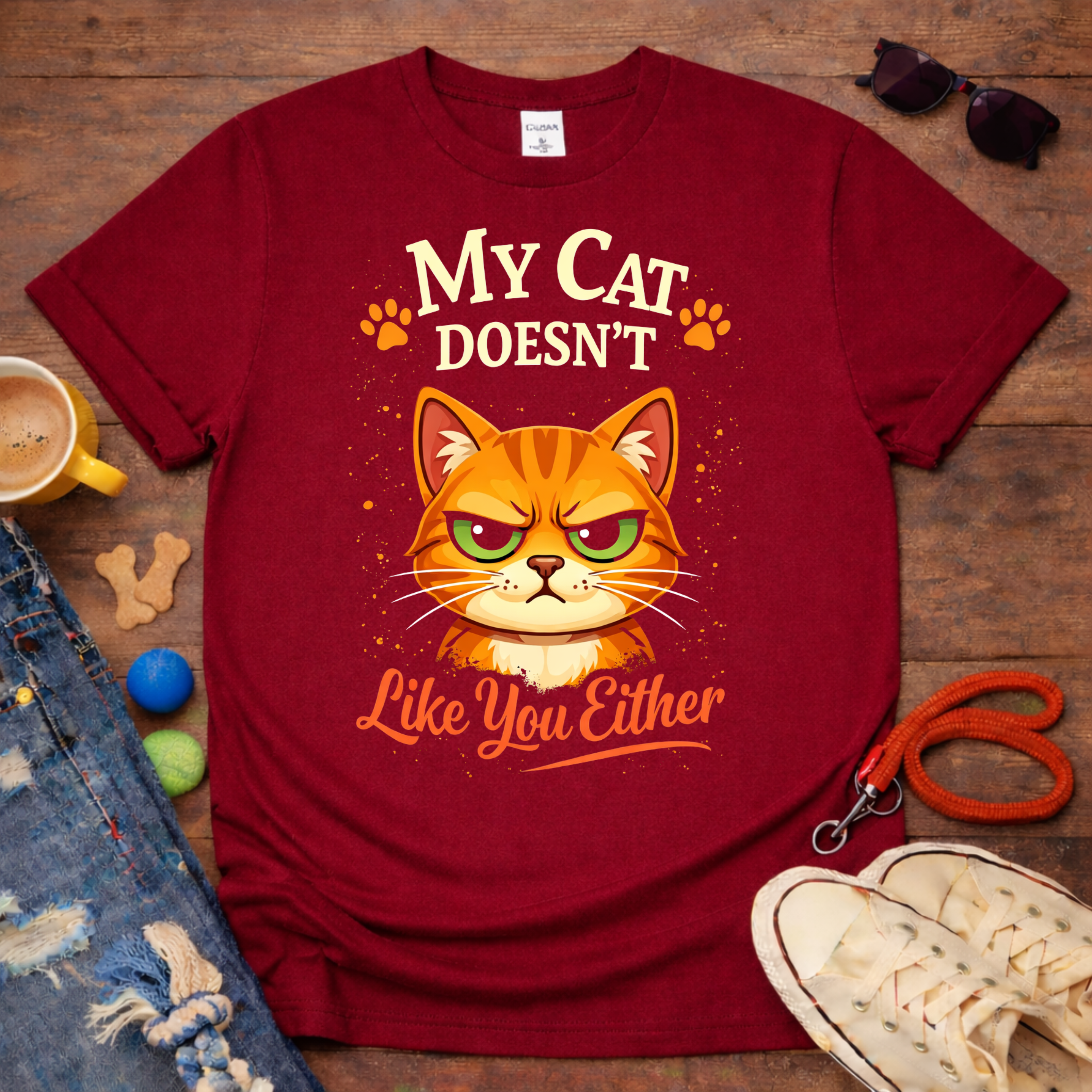 My Cat doesn't like you T-Shirt