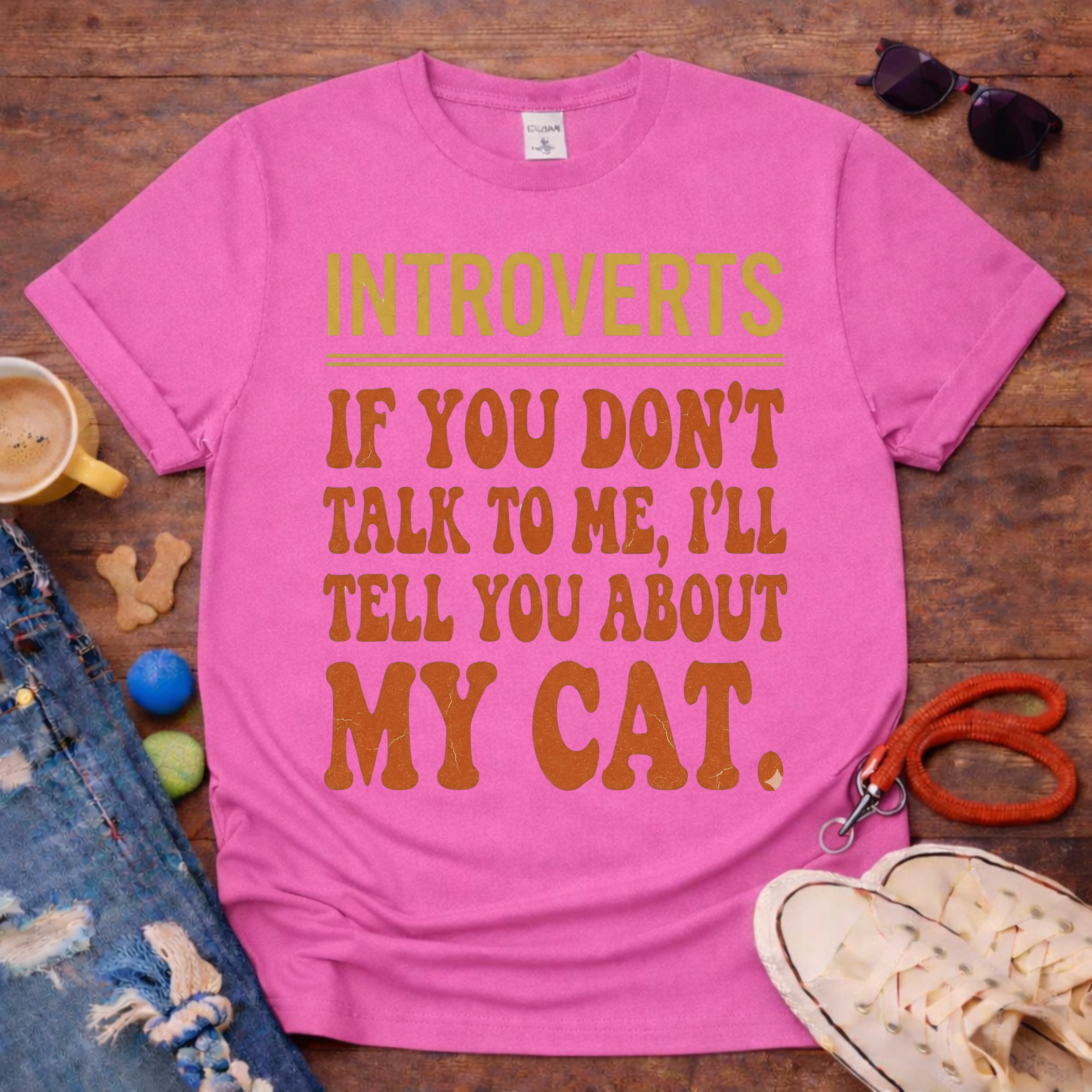 I'll tell you about my Cat T-Shirt