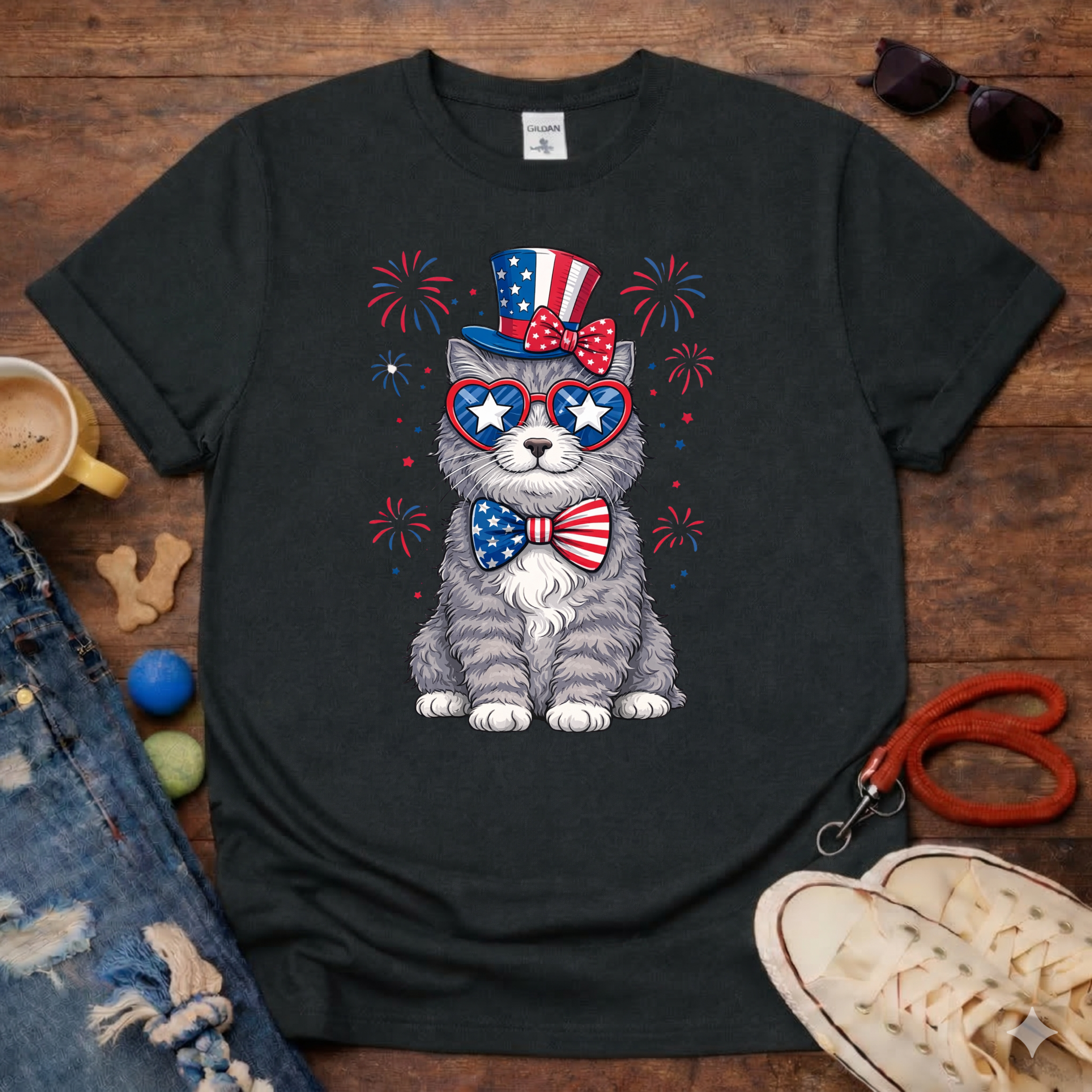 Bow Cat T-Shirt