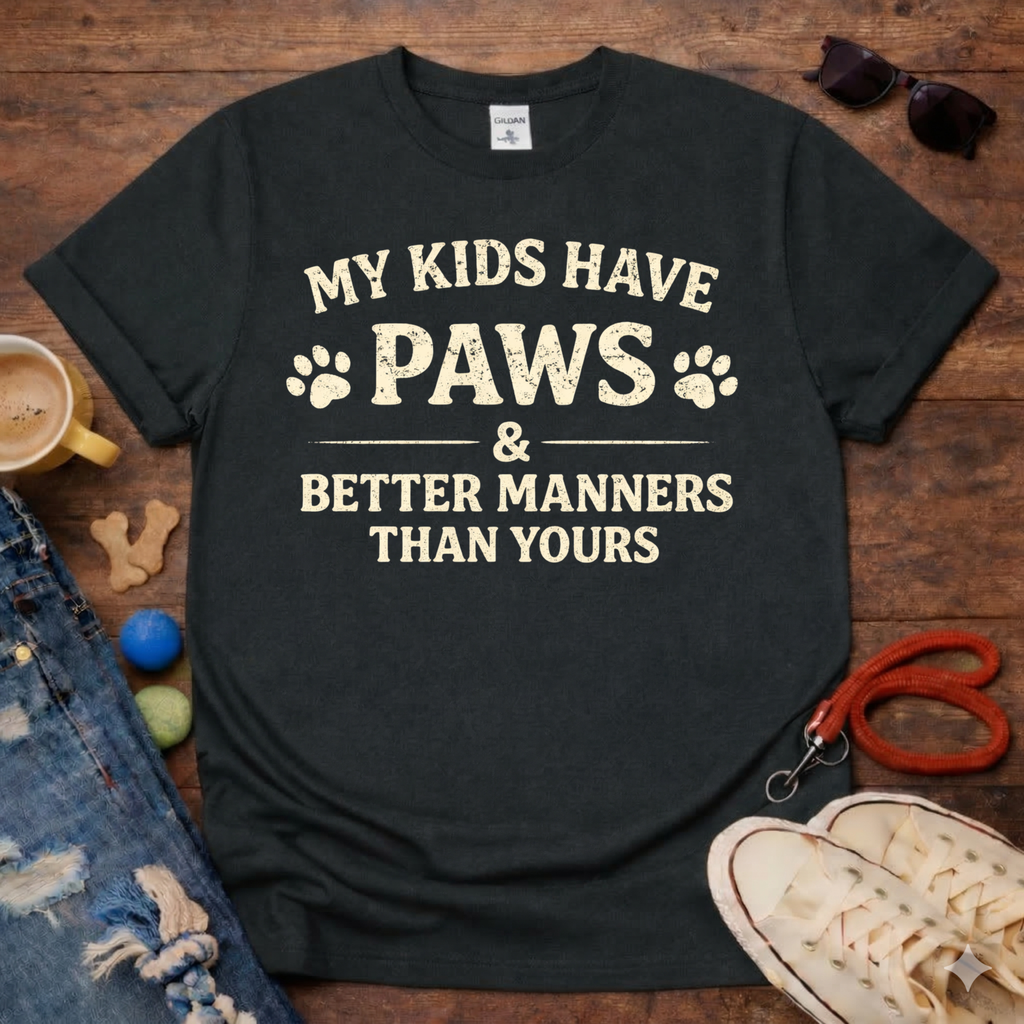 My Kids Have Paws T-Shirt