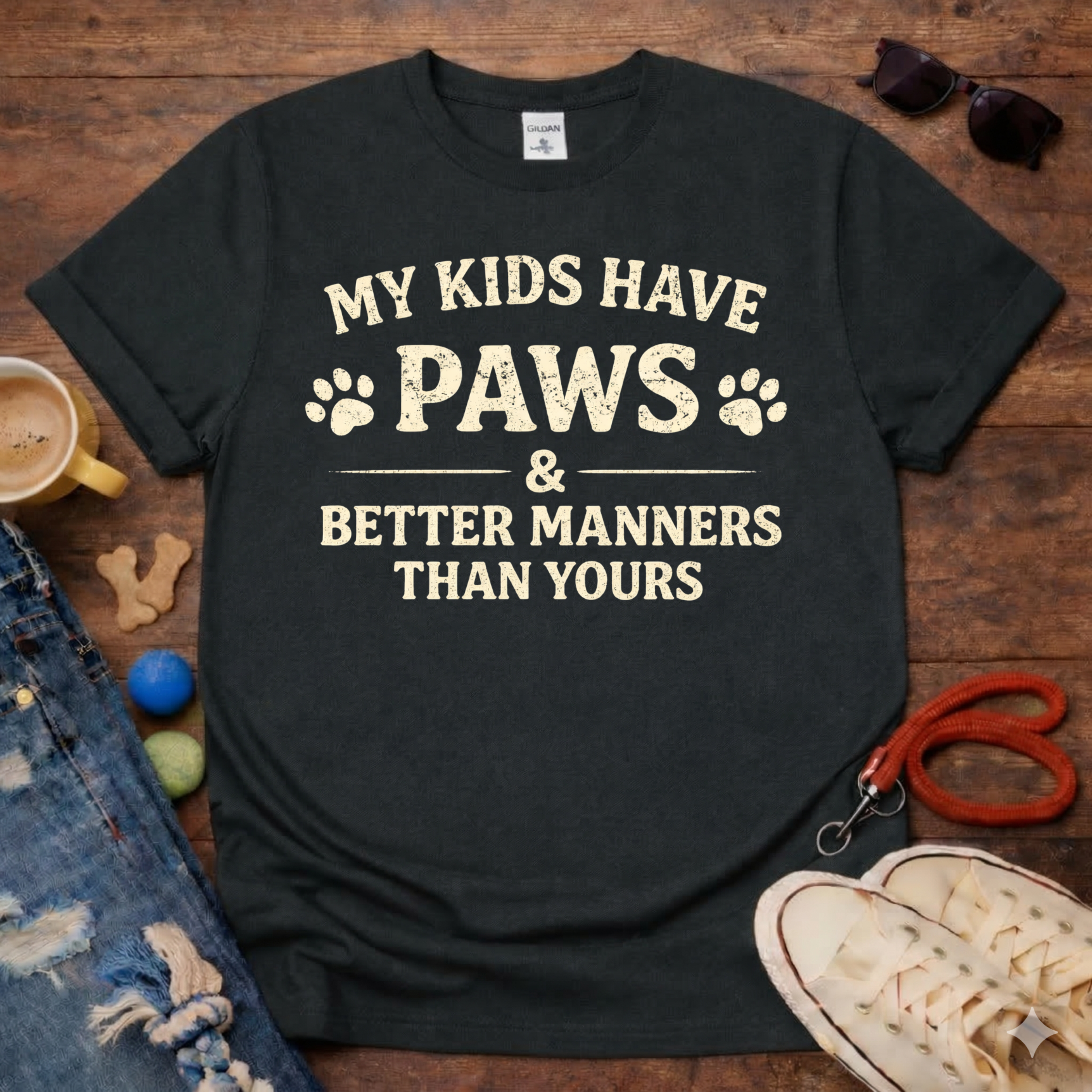 My Kids Have Paws T-Shirt