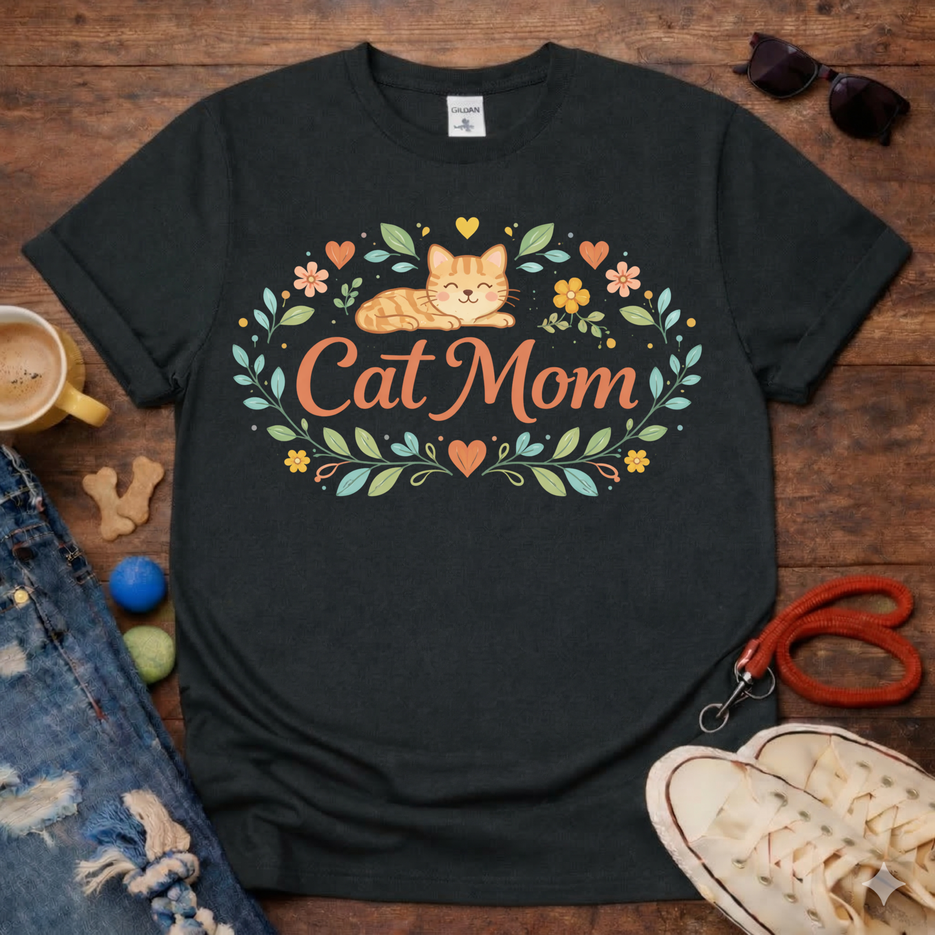 Cat Mom T-Shirt