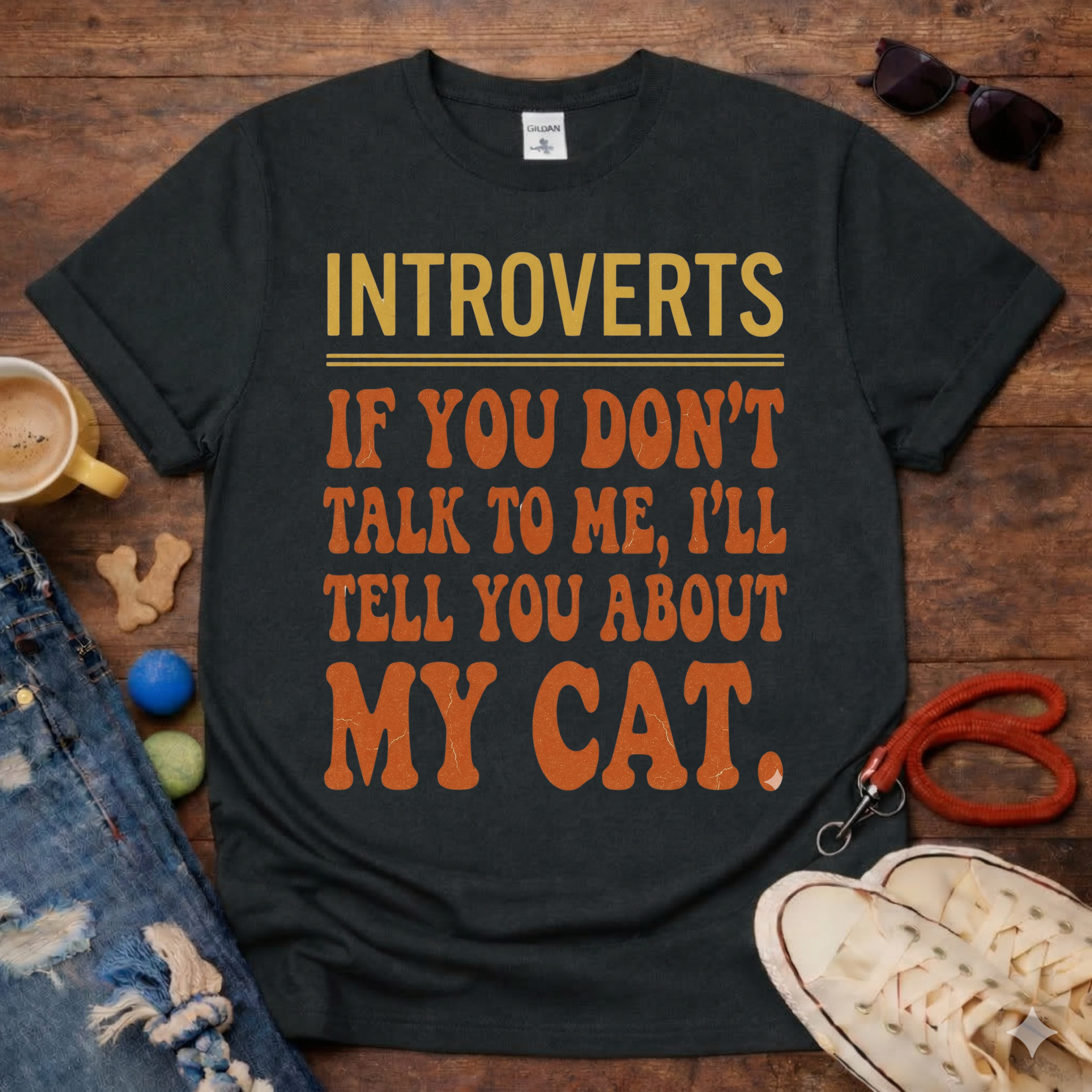 I'll tell you about my Cat T-Shirt