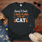 Plans With My Cat T-Shirt
