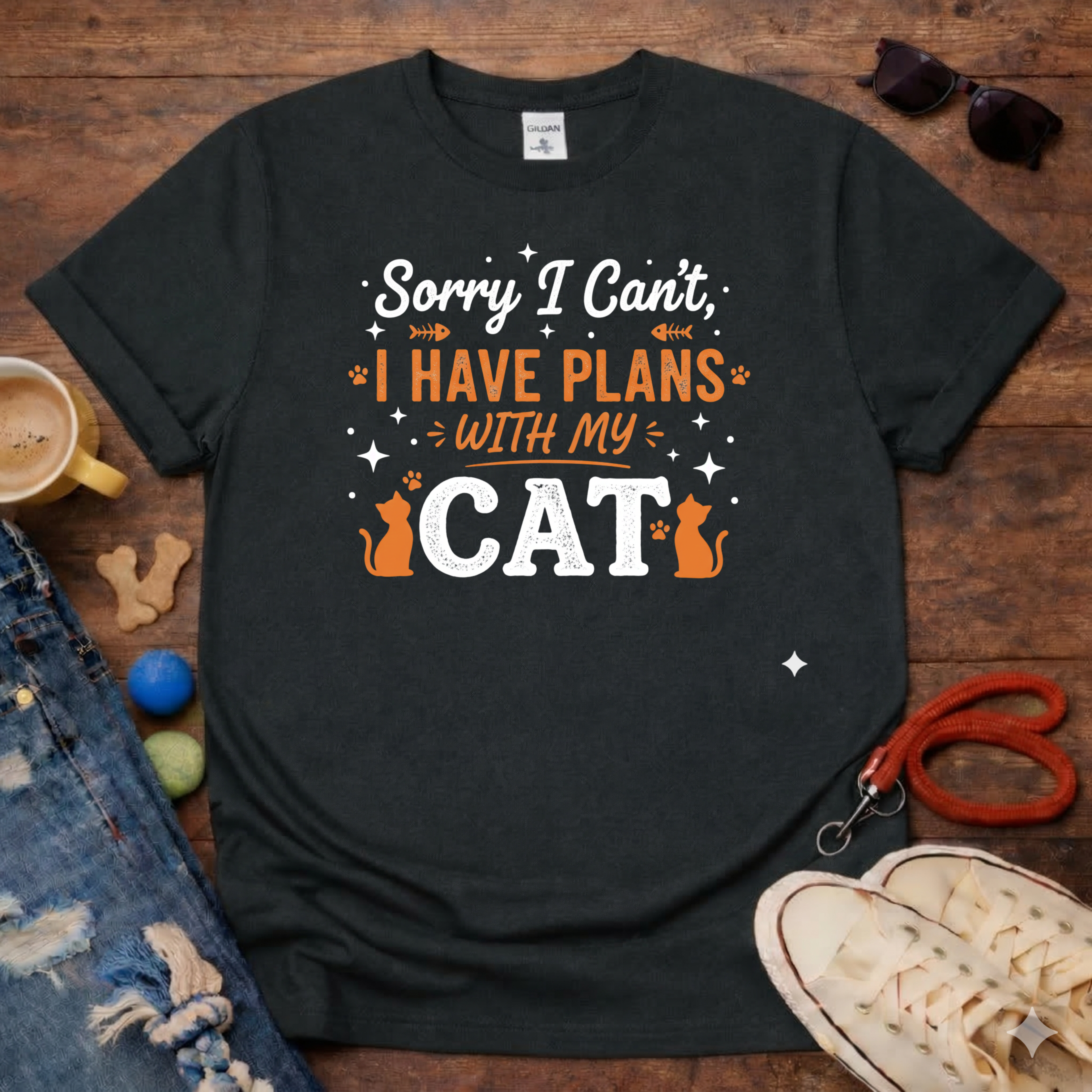 Plans With My Cat T-Shirt