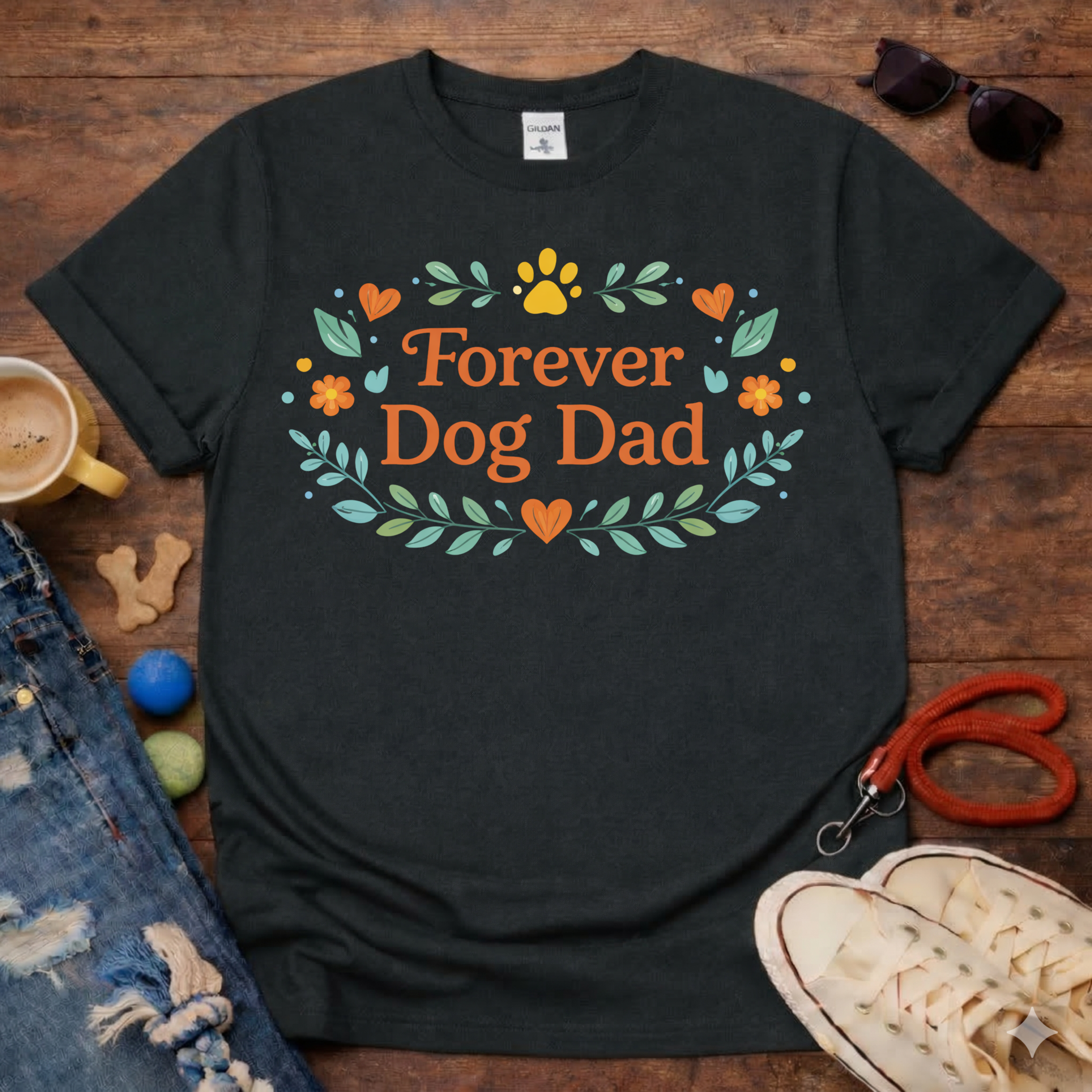 Forever Dog Dad T-Shirt