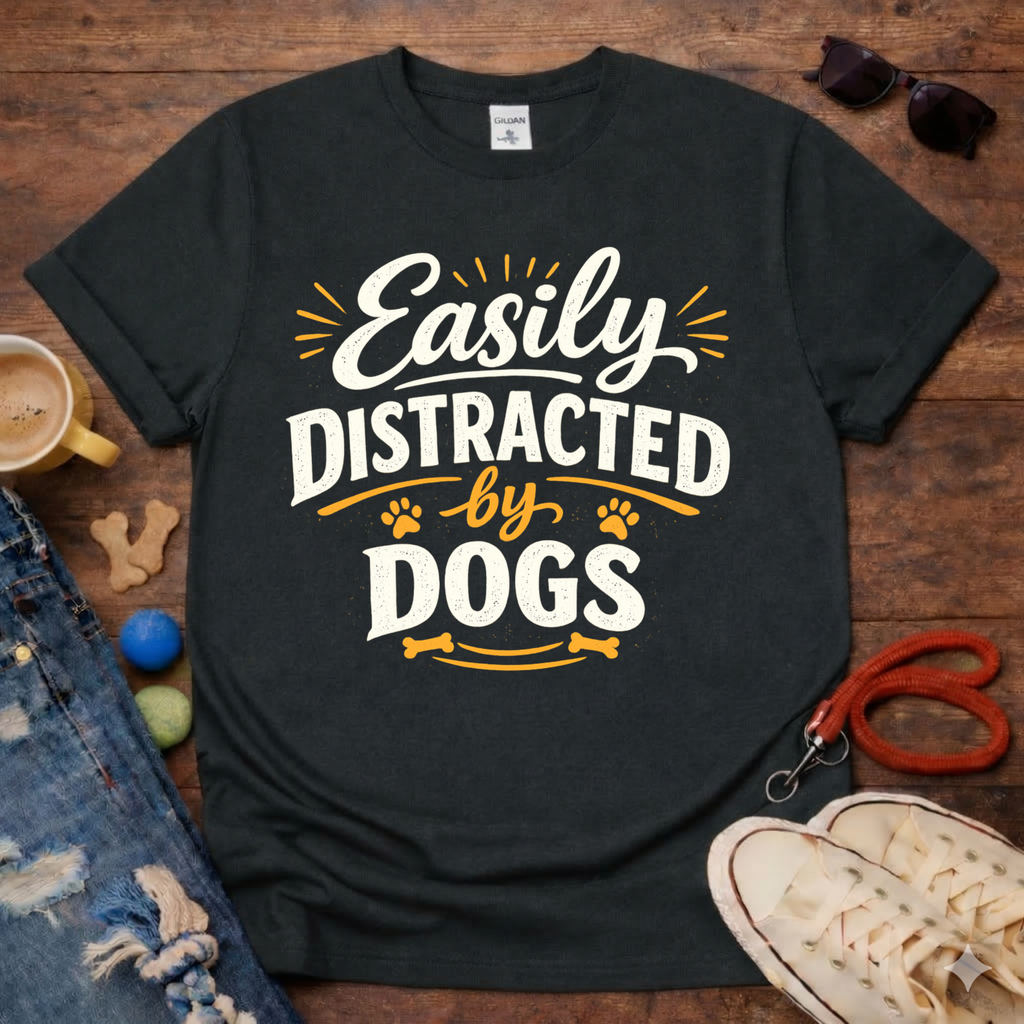 Distracted by dogs T-Shirt