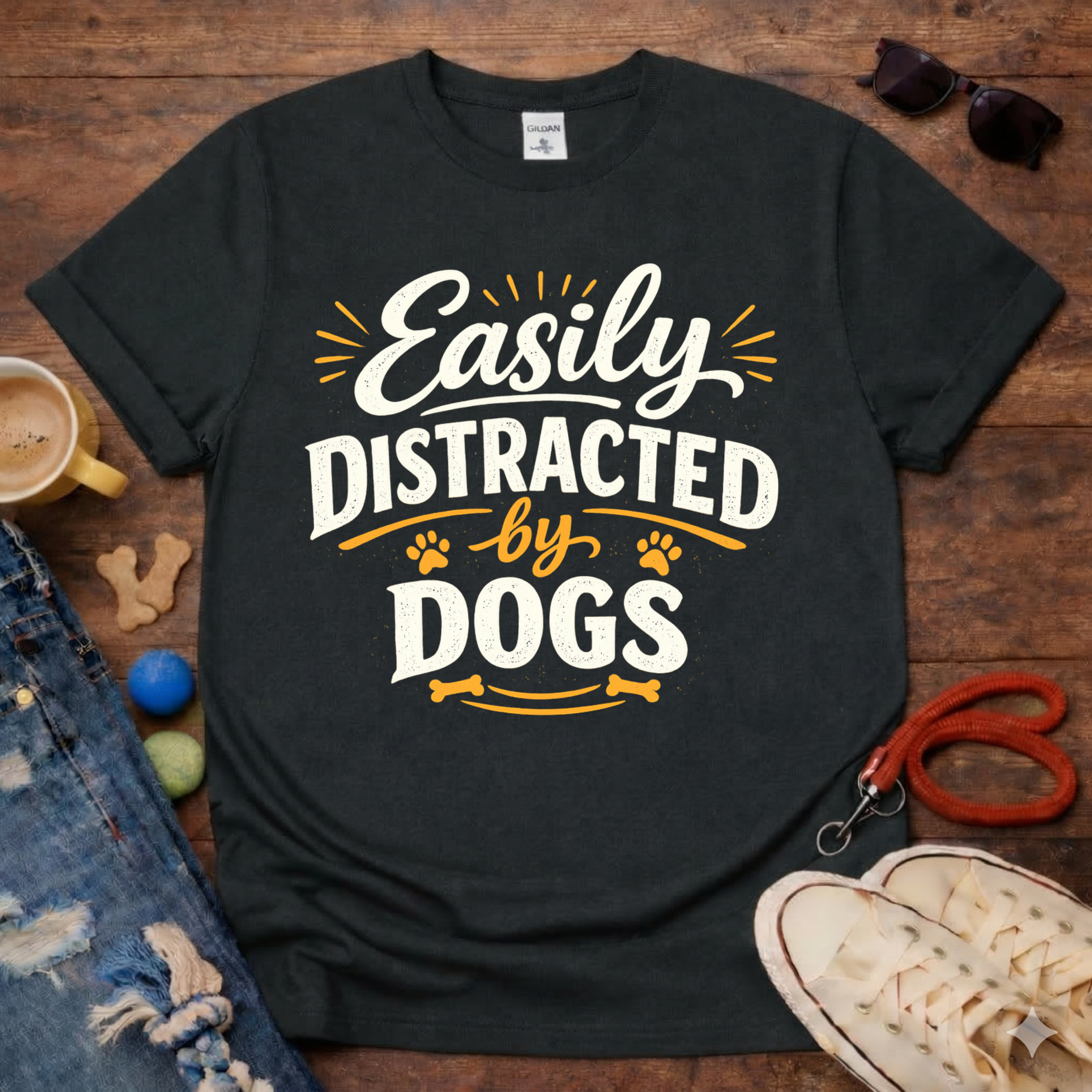Distracted by dogs T-Shirt