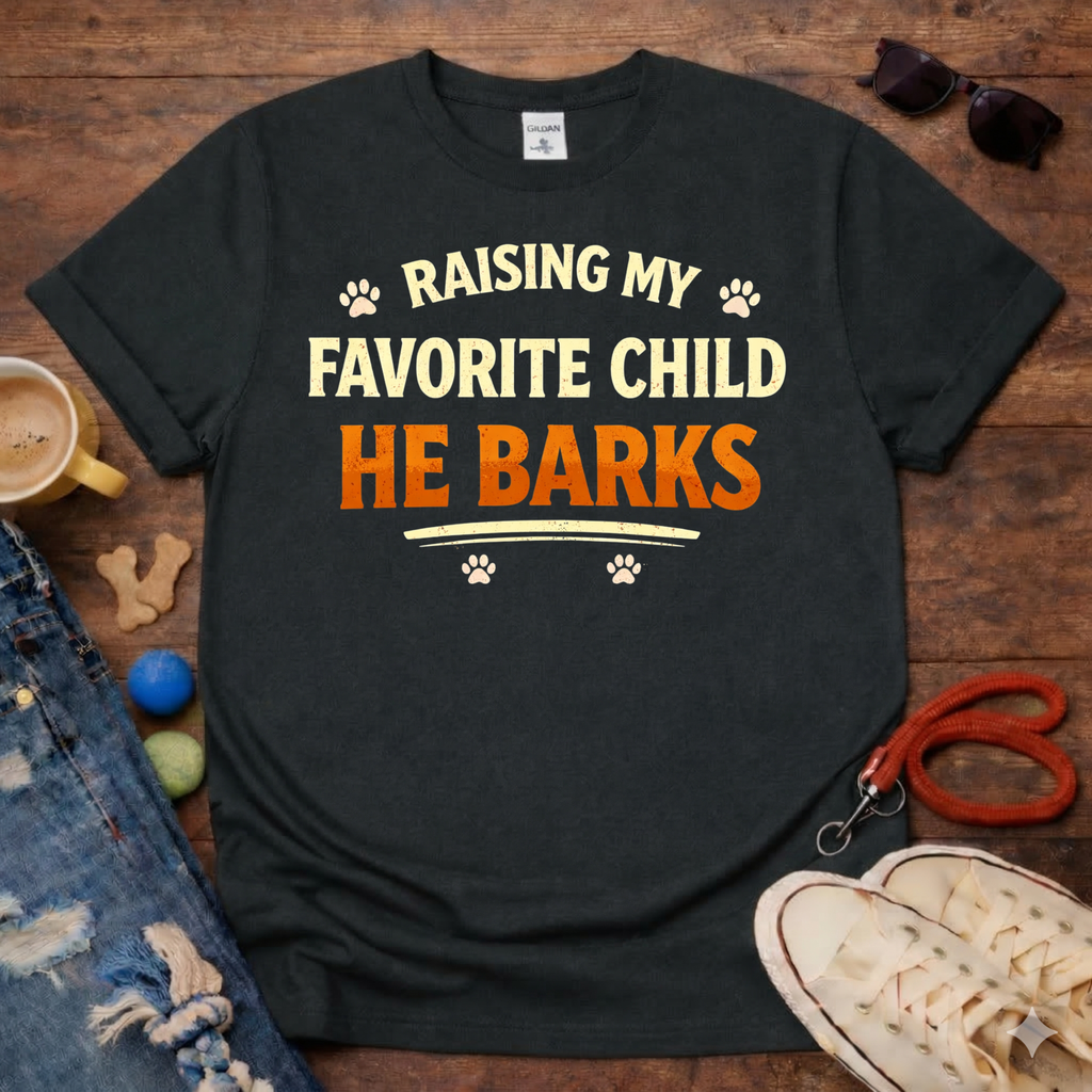 He Barks T-Shirt