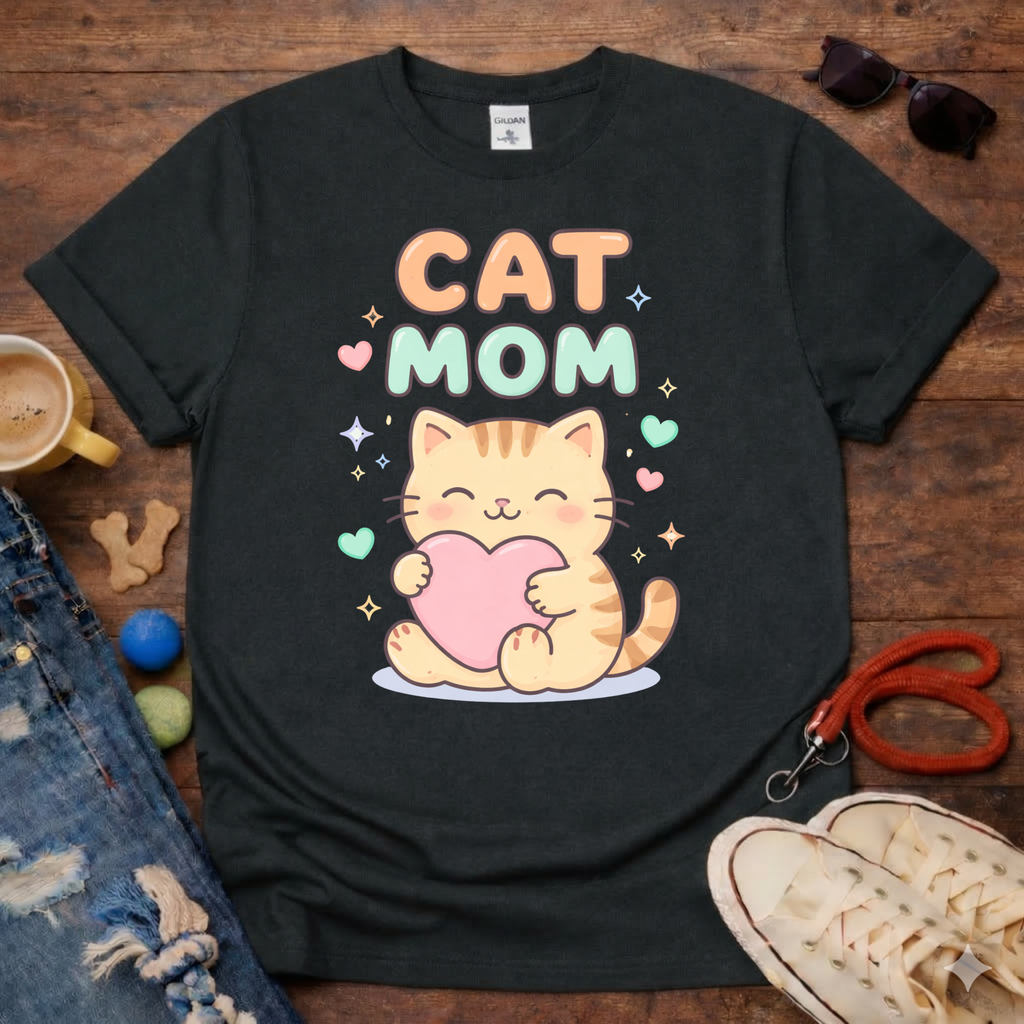 Cat mom 2 T-Shirt