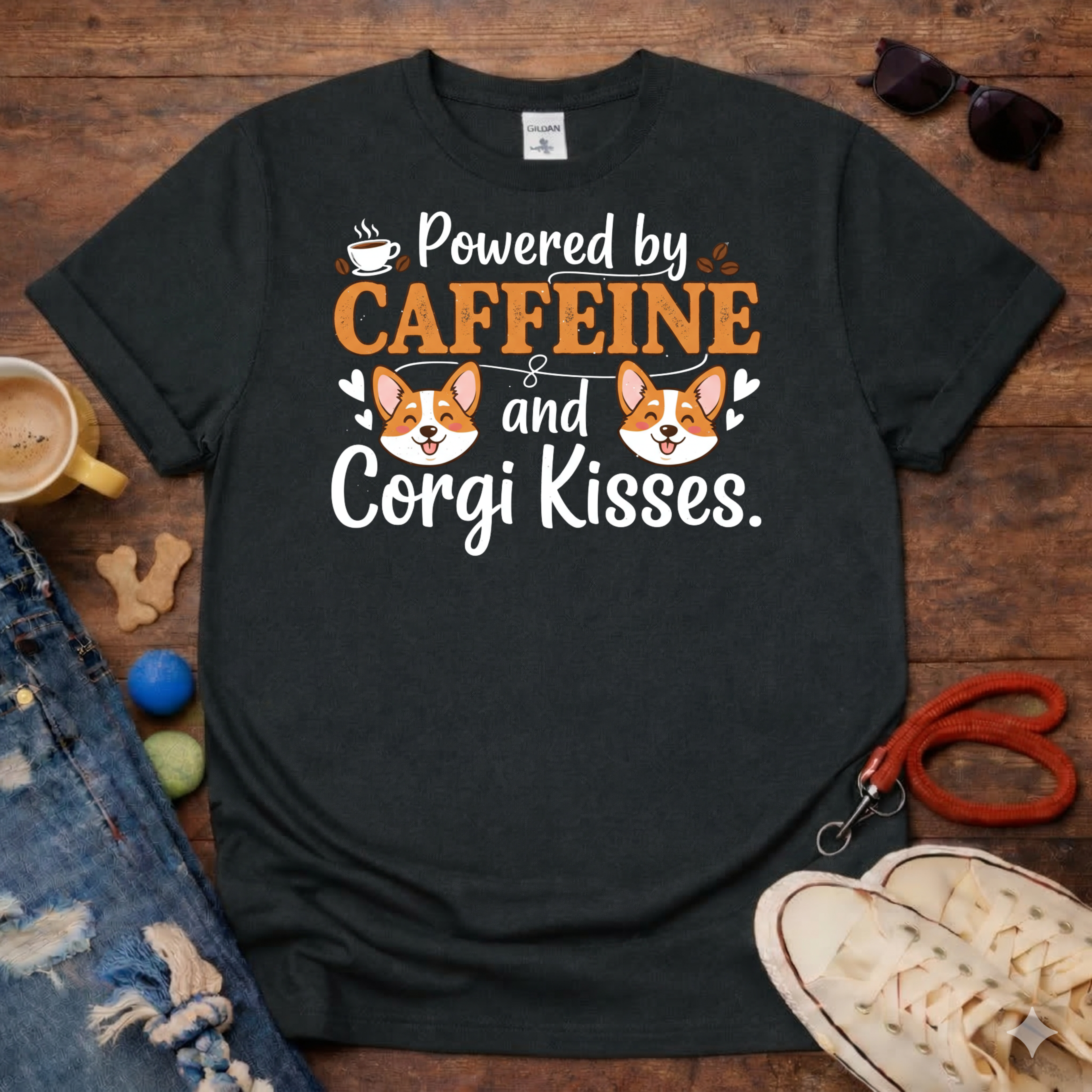 Corgi Kisses T-Shirt