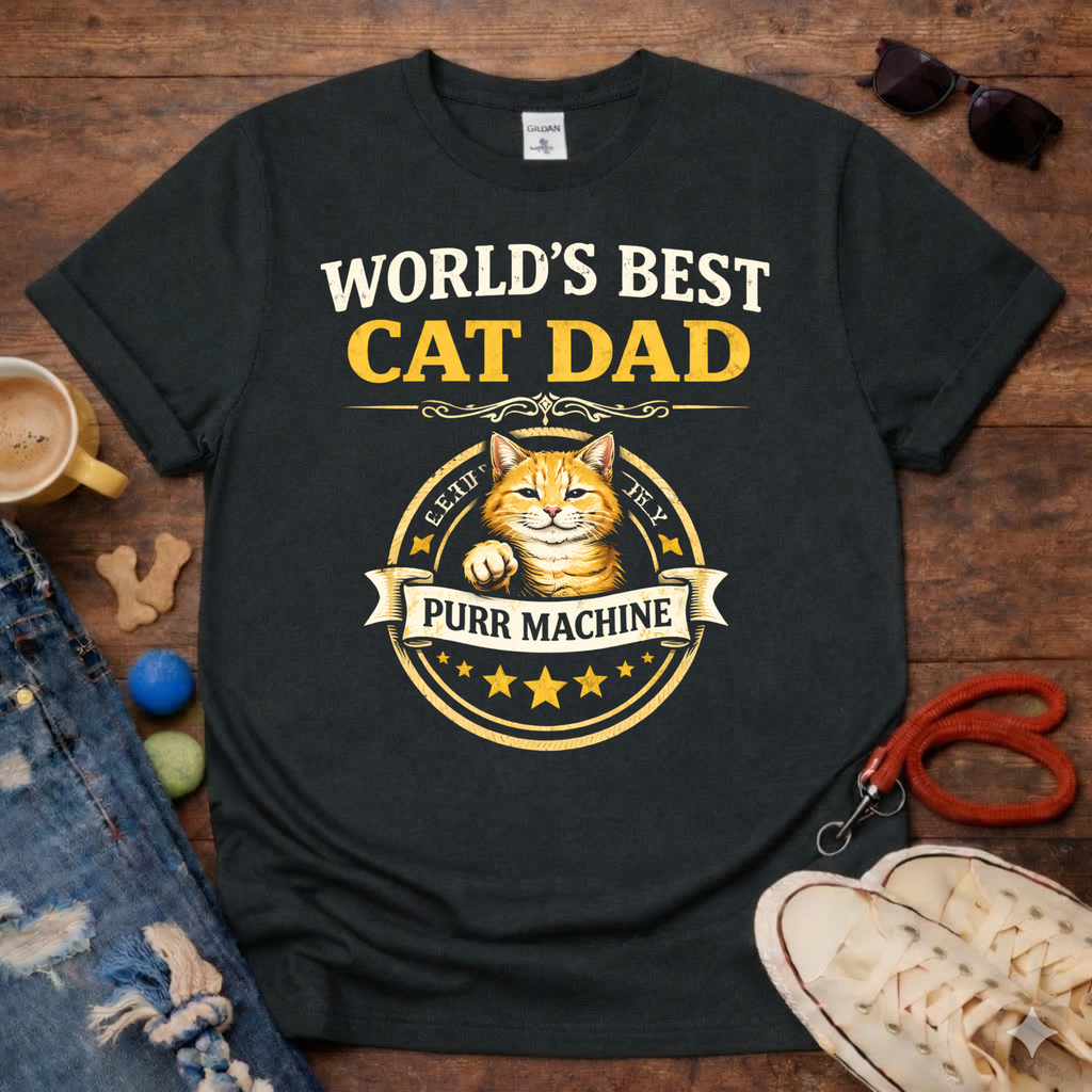 Best Cat Dad T-Shirt