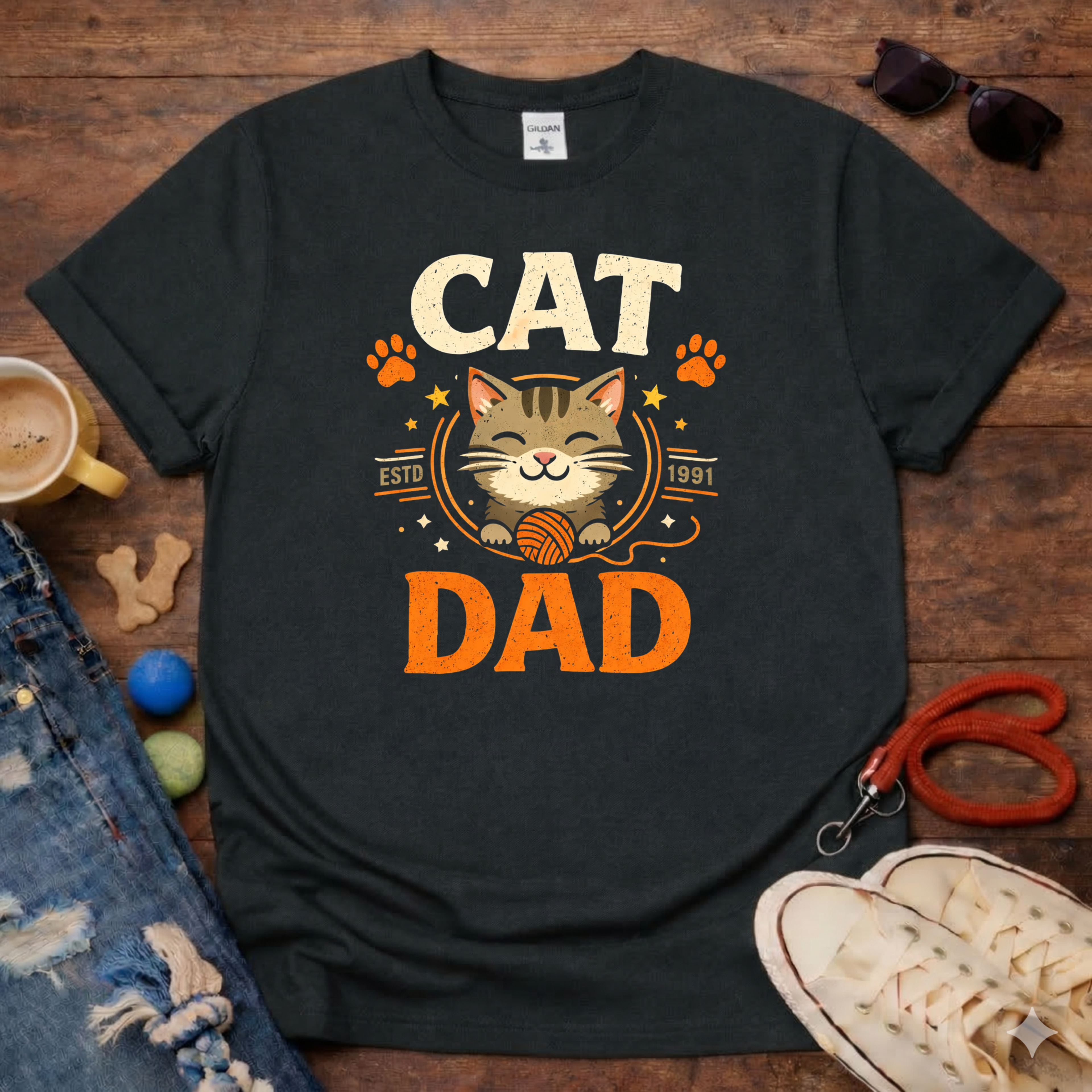 Cat Dad T-Shirt