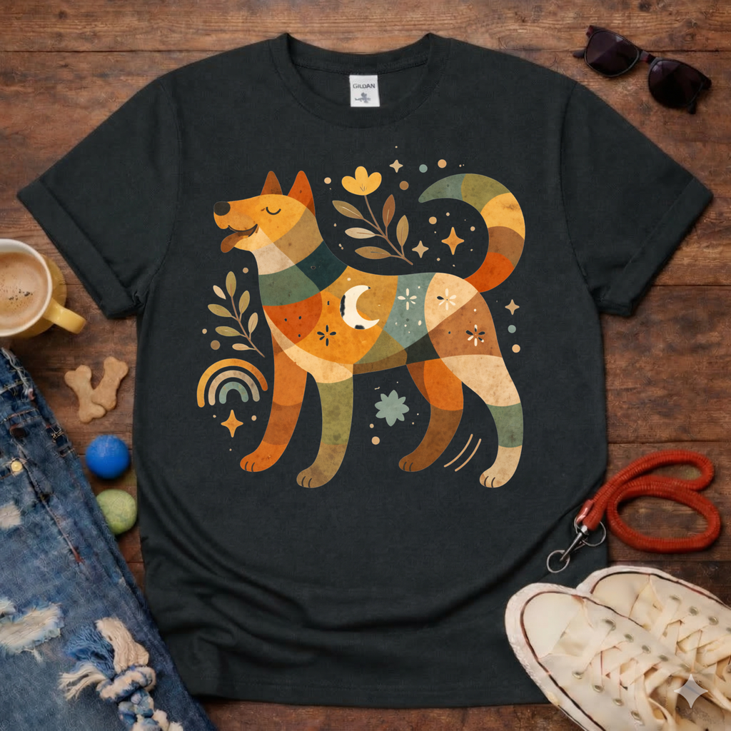 Folk Dog T-Shirt