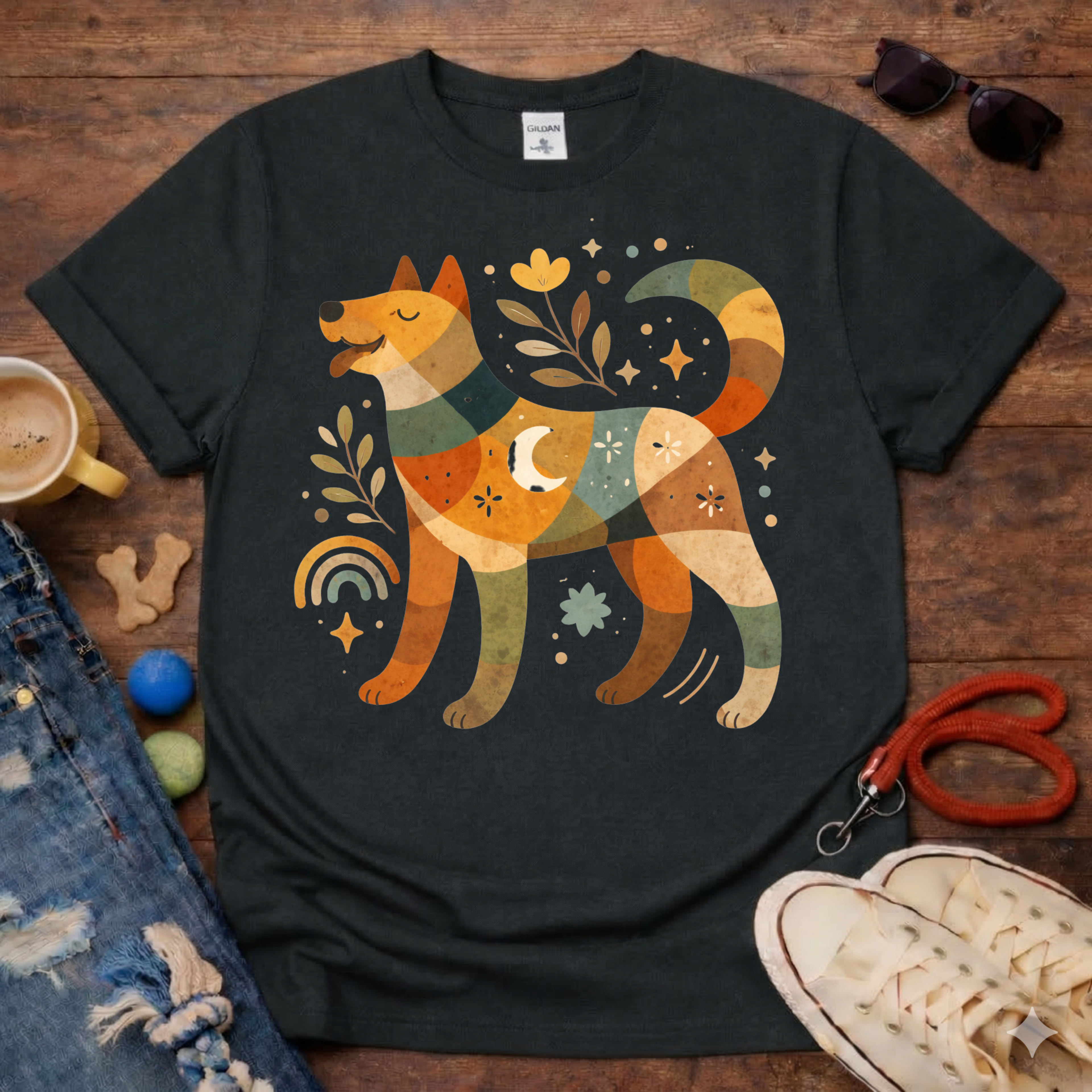 Folk Dog T-Shirt