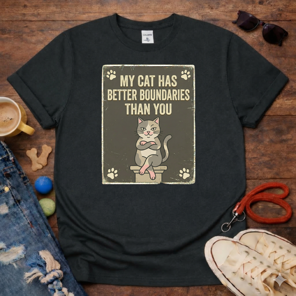 My Cat Has Boundaries T-Shirt