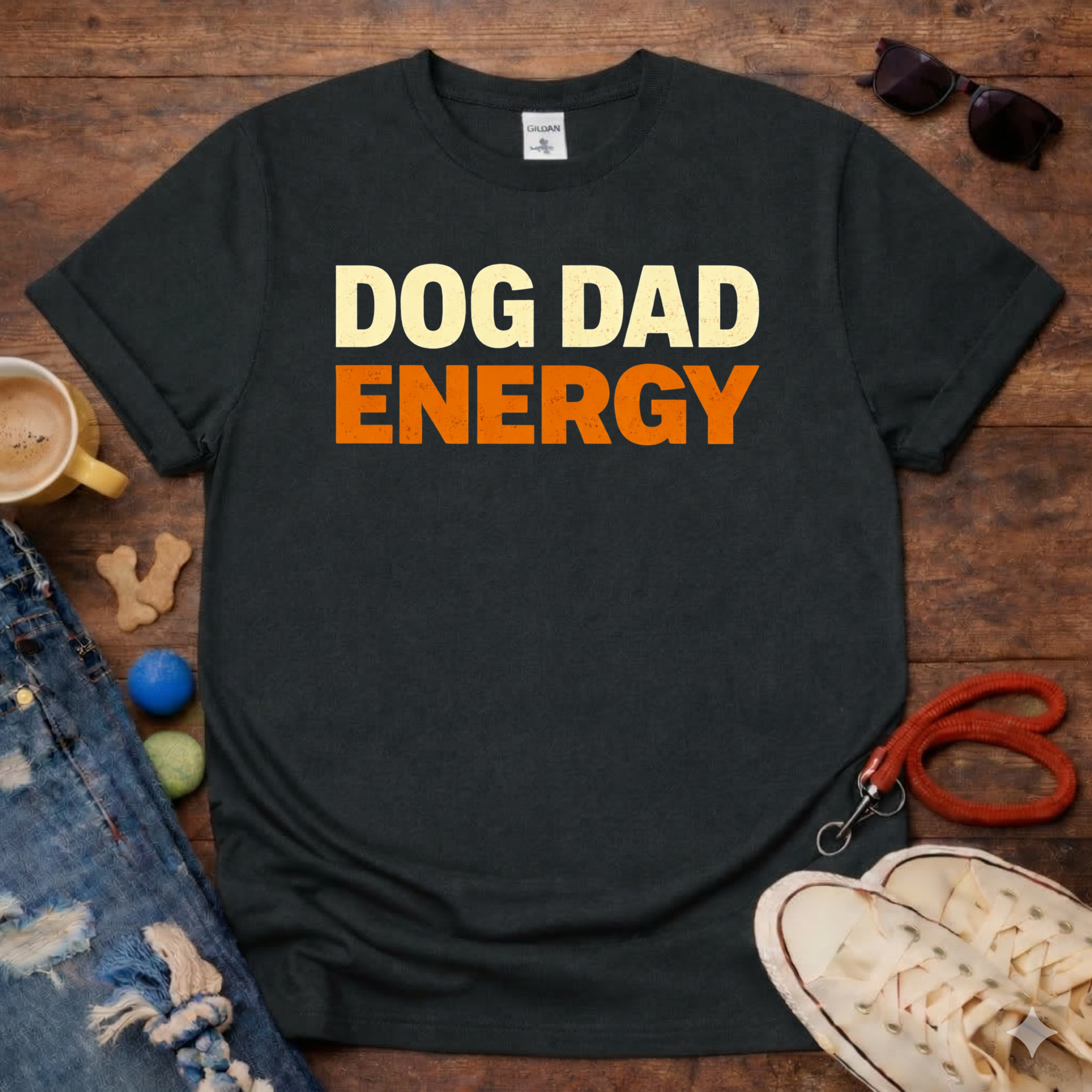 Dog Dad Energy T-Shirt