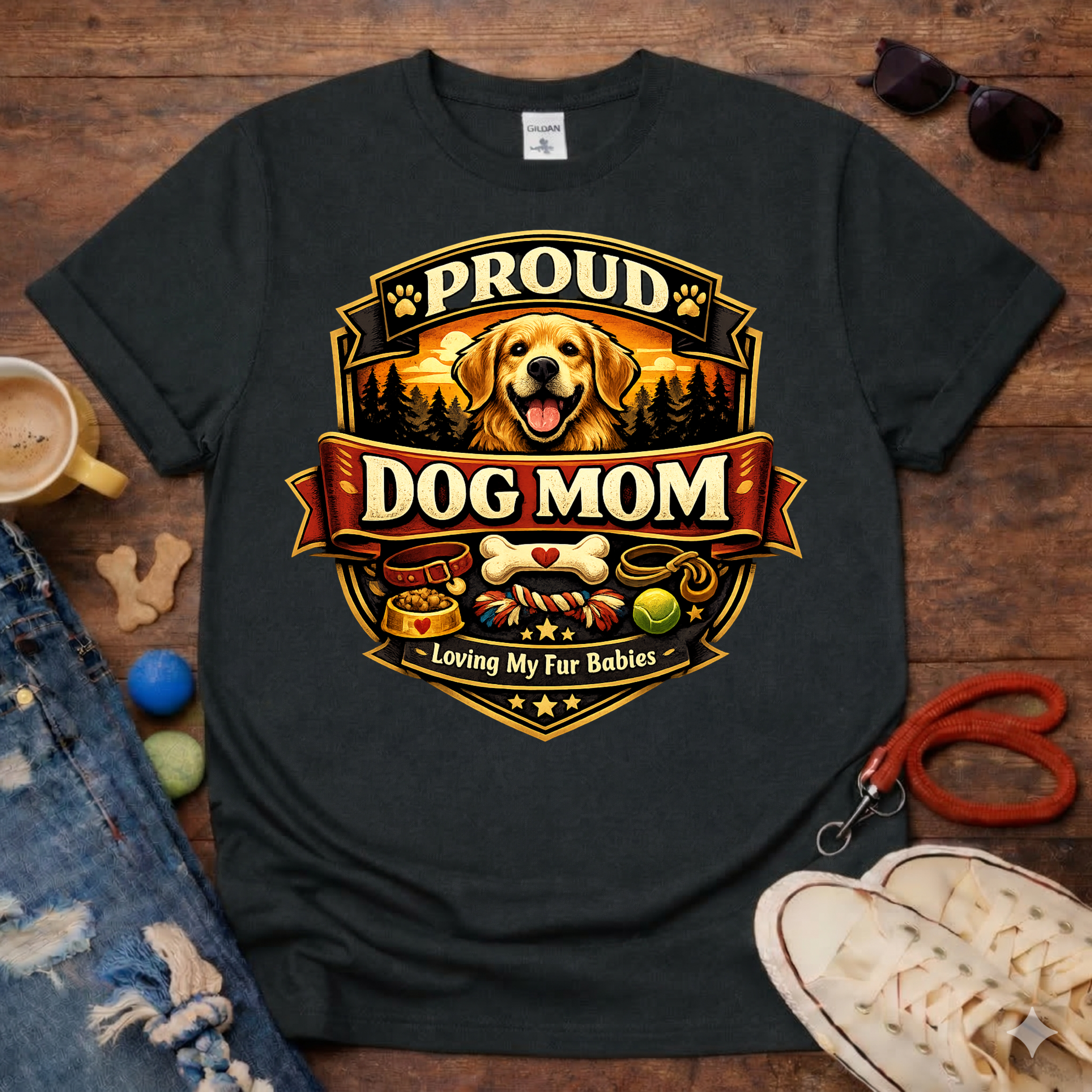 Proud Dog Mom T-Shirt