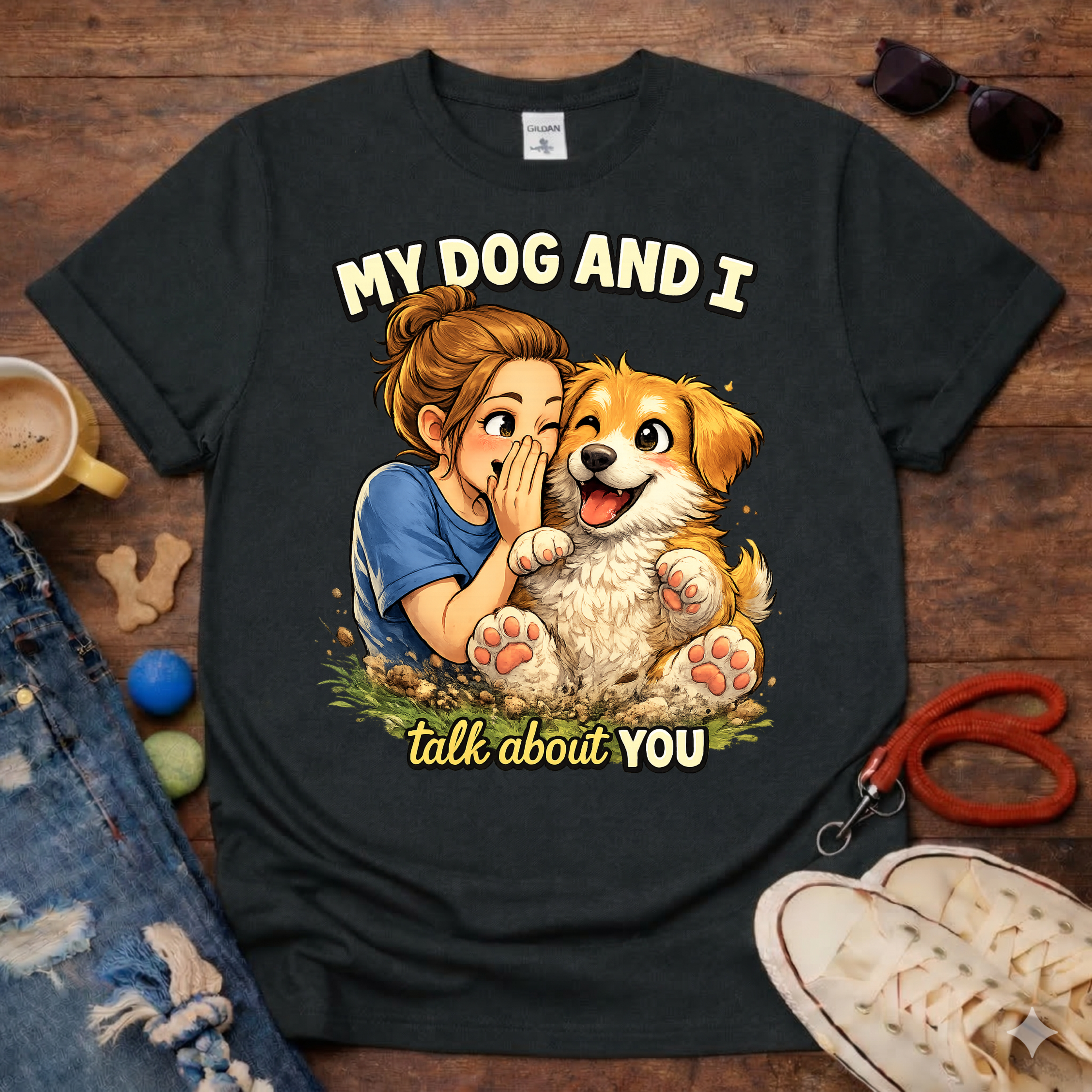 My dog and I talk about you T-Shirt