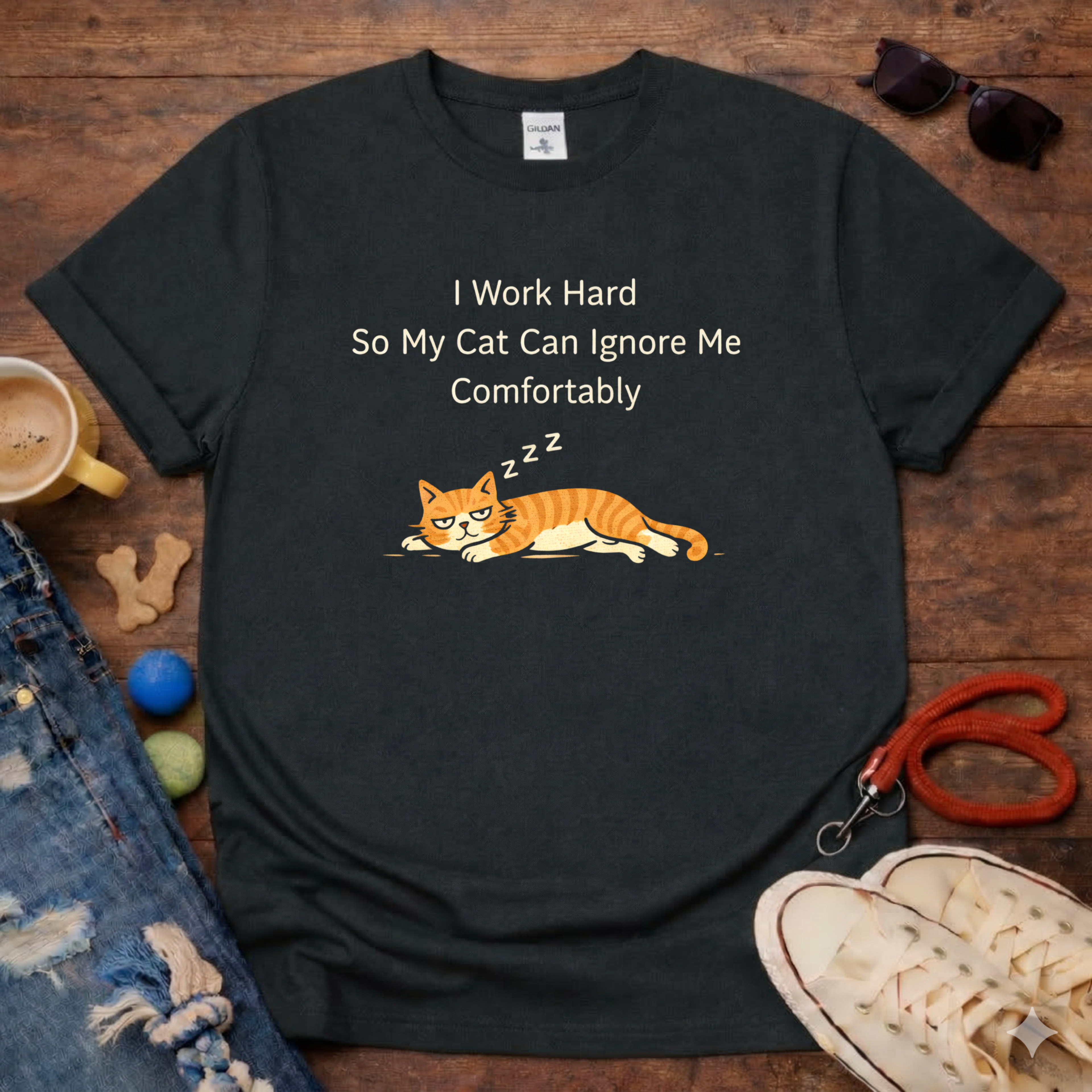 Cat Ignores Me   T-Shirt