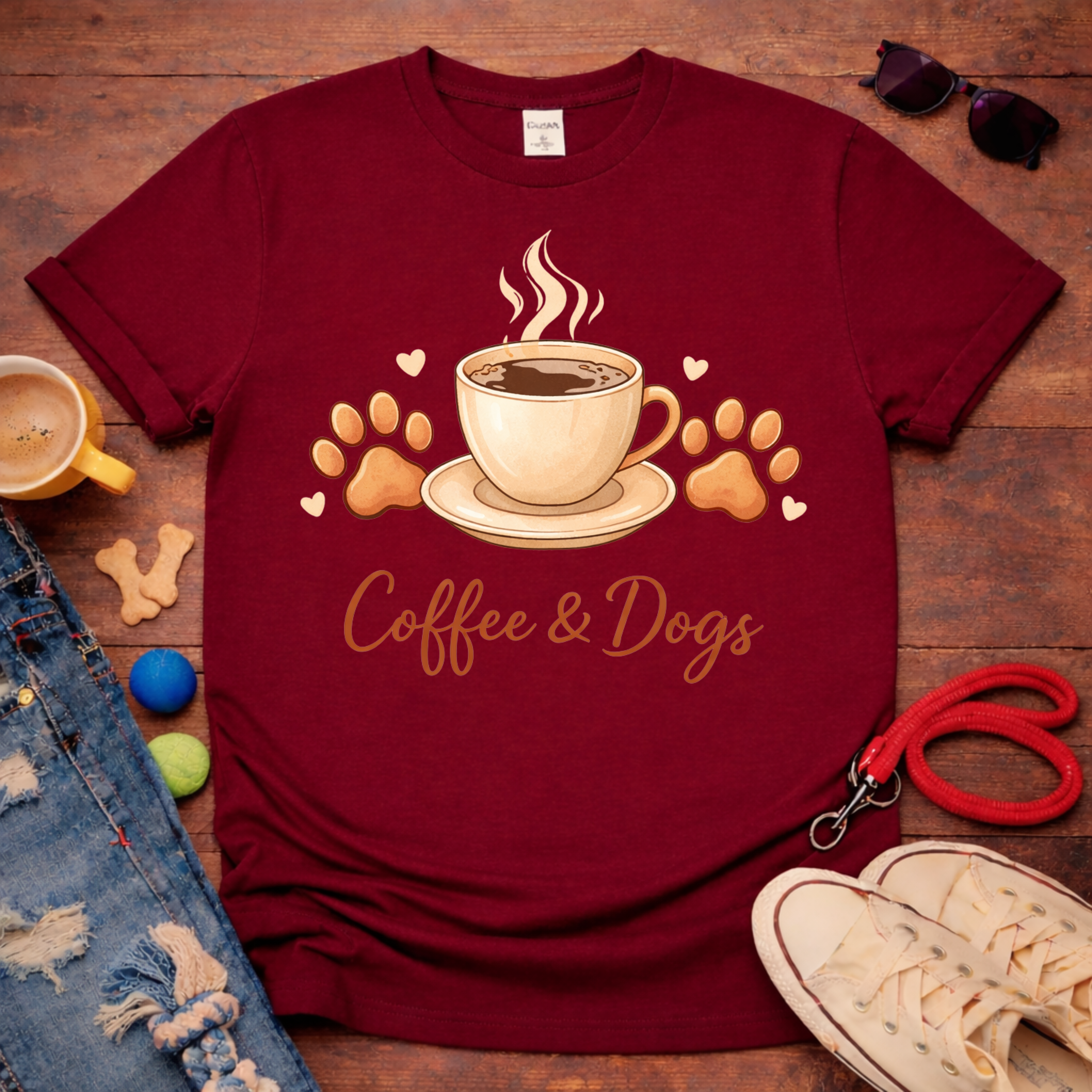 Coffee and Dog's T-Shirt