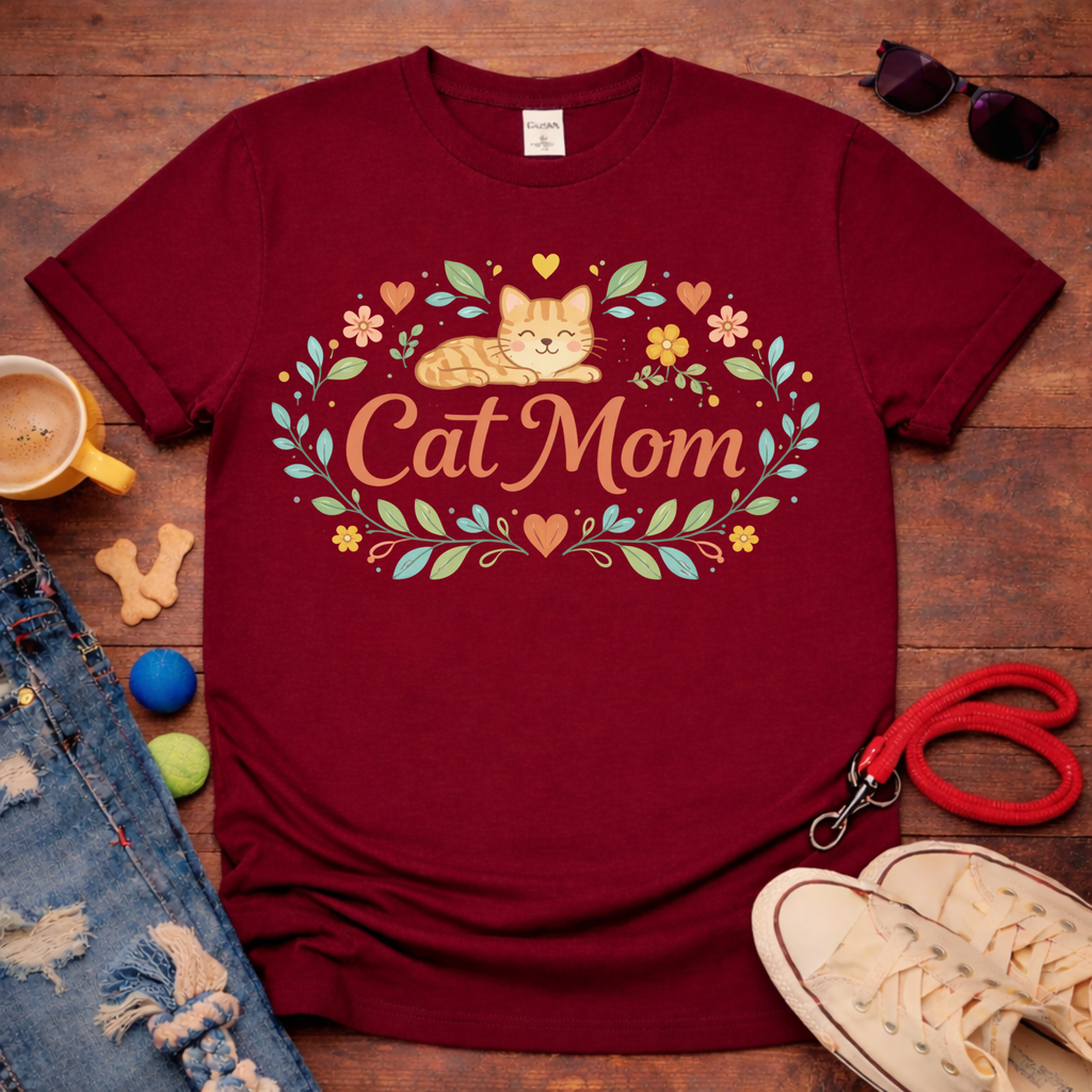 Cat Mom T-Shirt