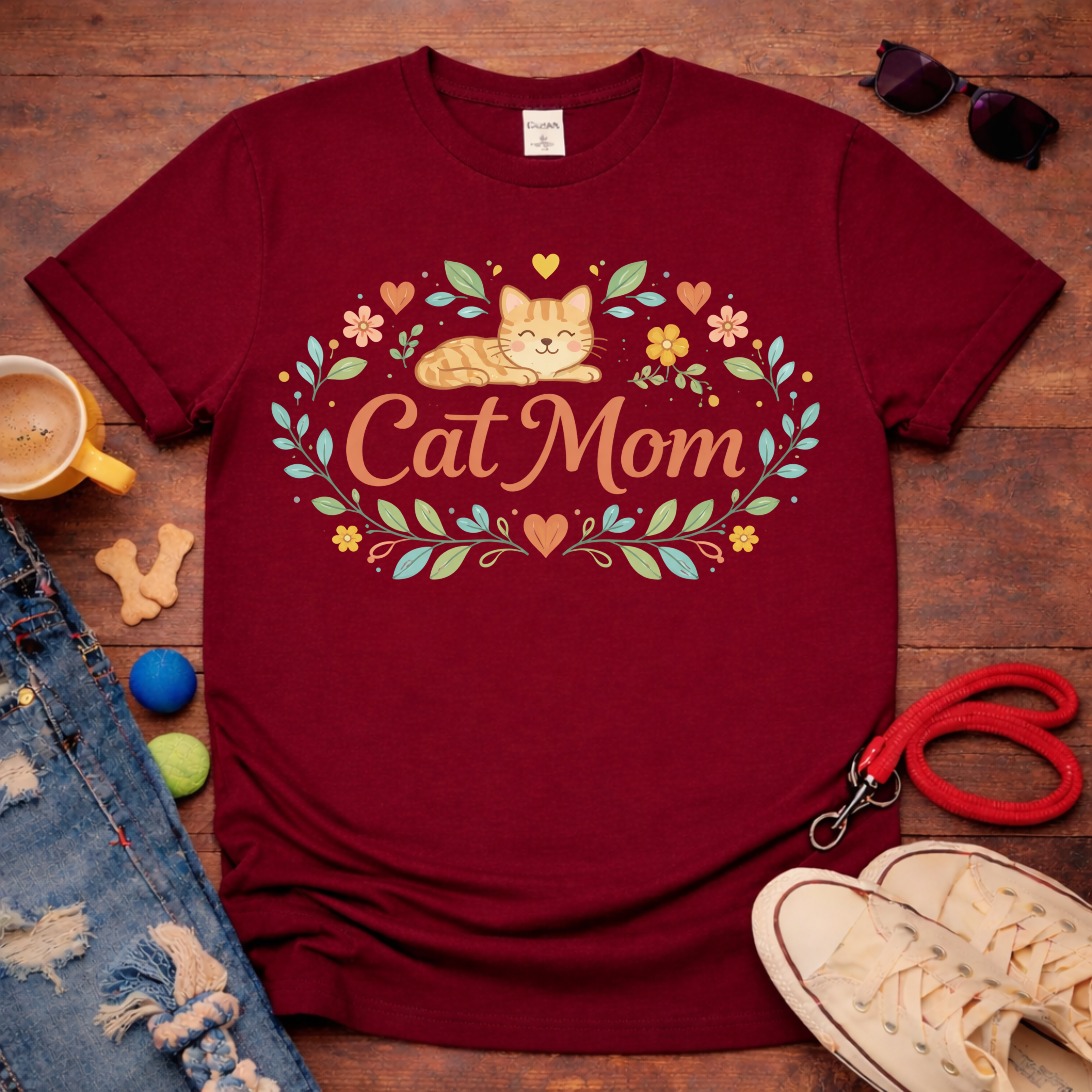 Cat Mom T-Shirt