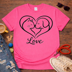 Cat dog love T-Shirt