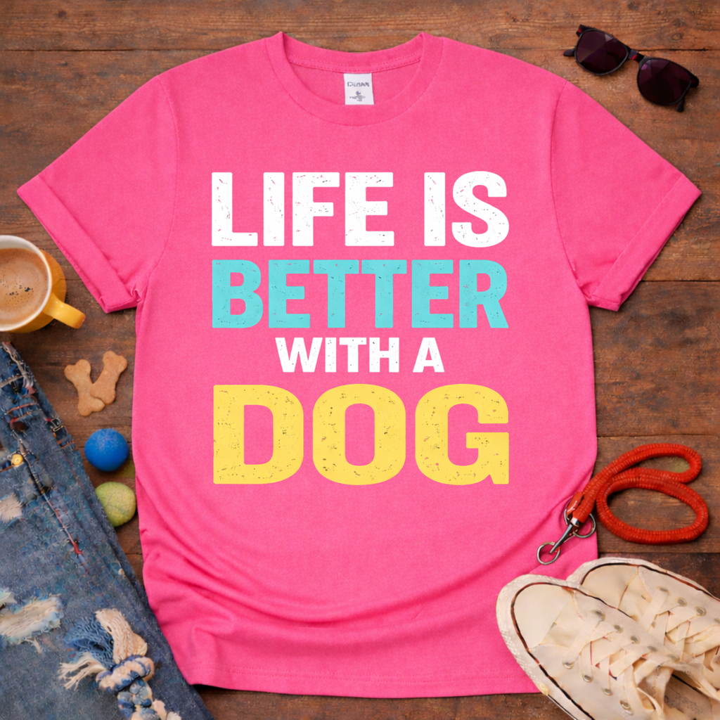 🐕Life is better with a dog T-Shirt🐕