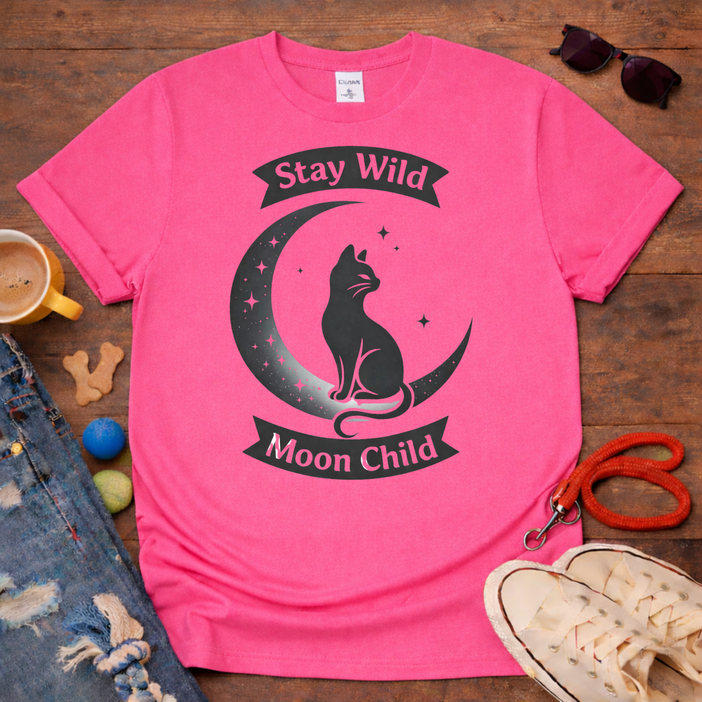 😻🌛Moon cat T-Shirt🌛😻