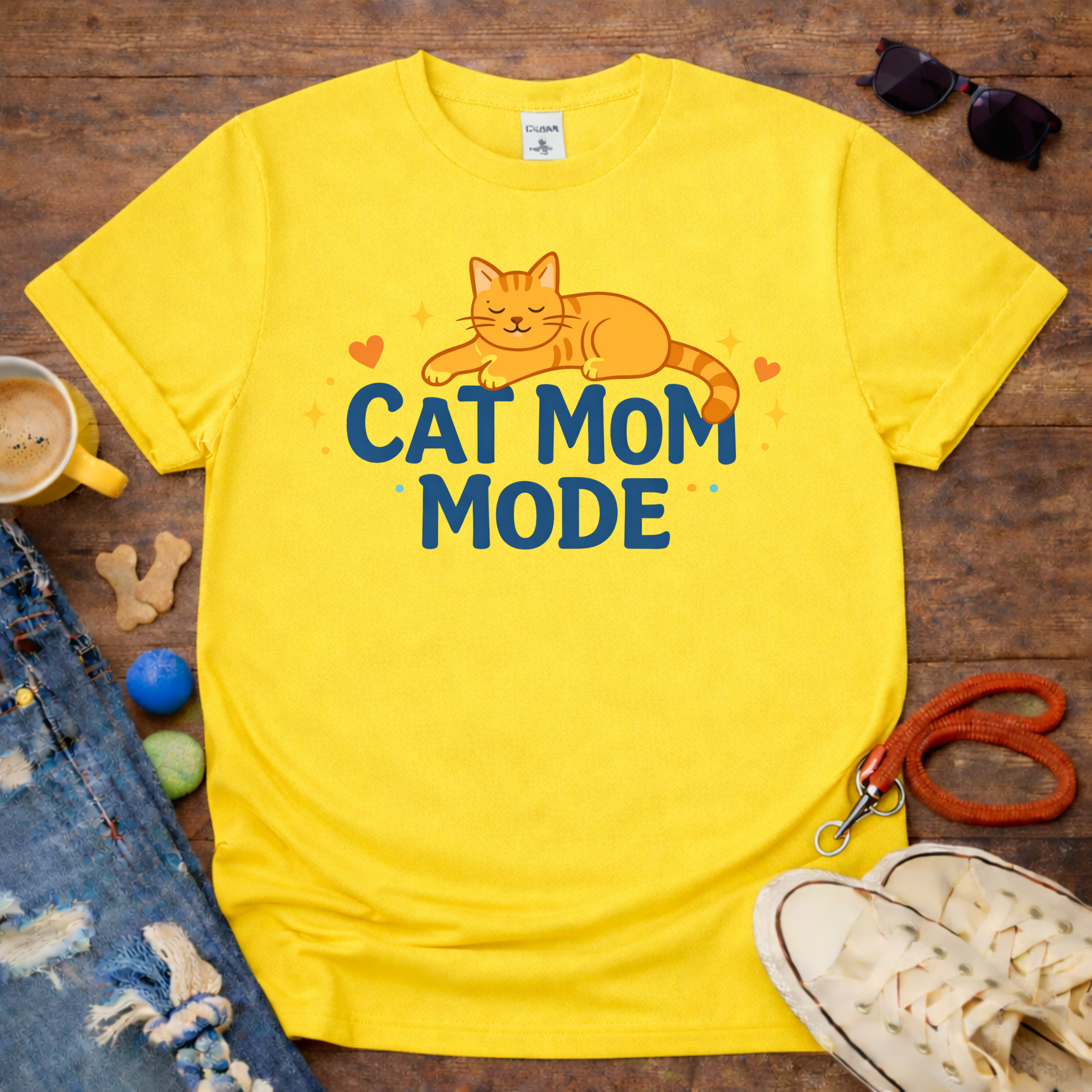 Cat Mom Mode T-Shirt