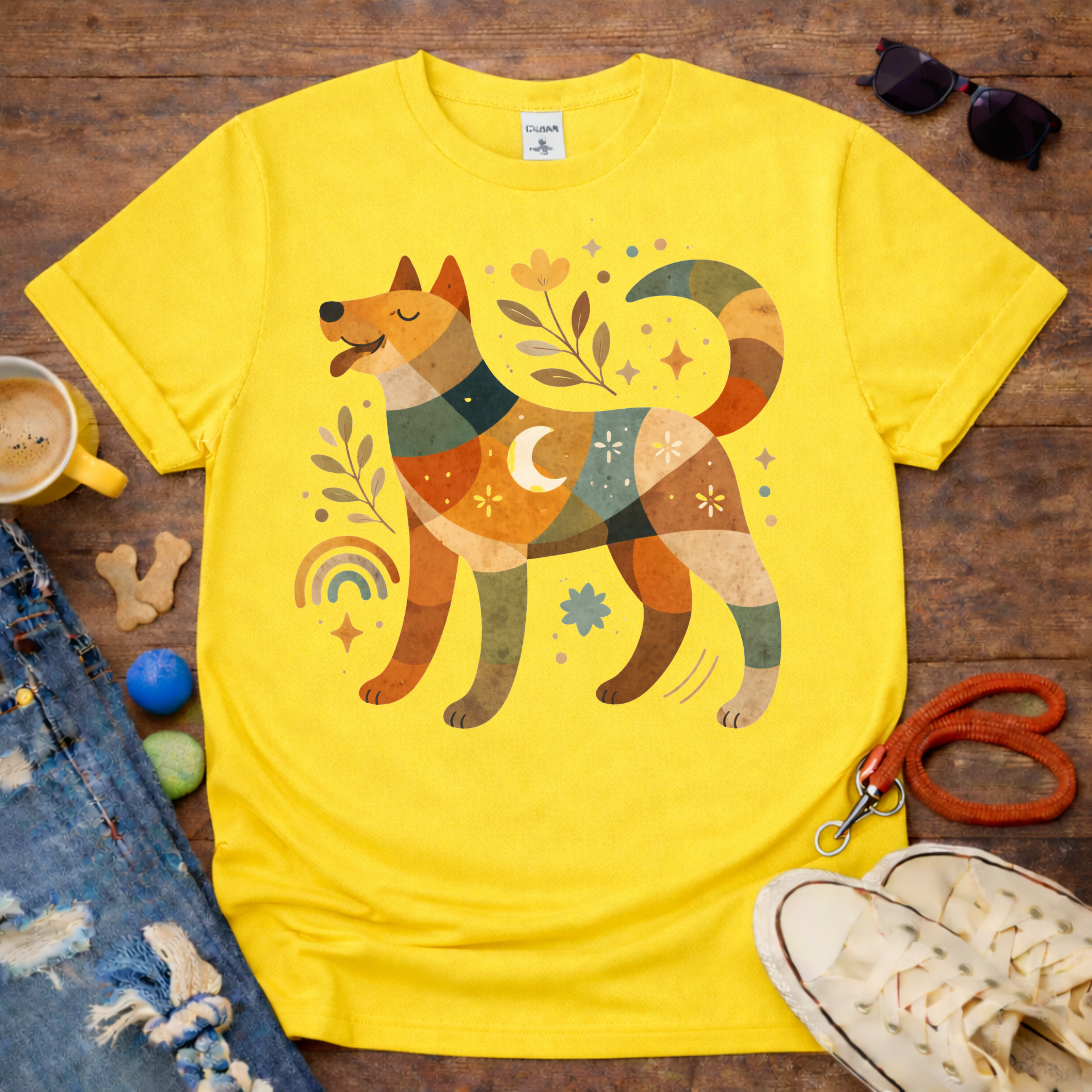Folk Dog T-Shirt